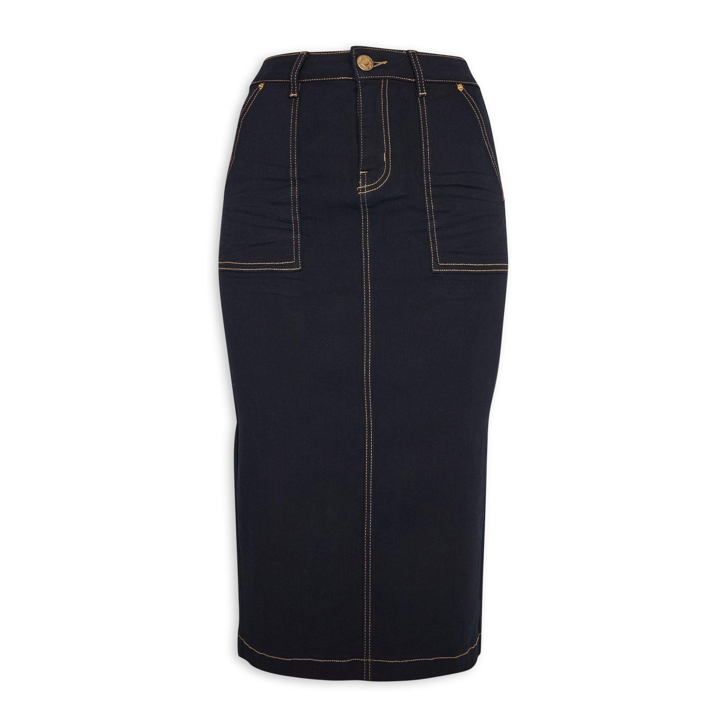 Dark Denim Pencil Skirt (3234454) | Identity