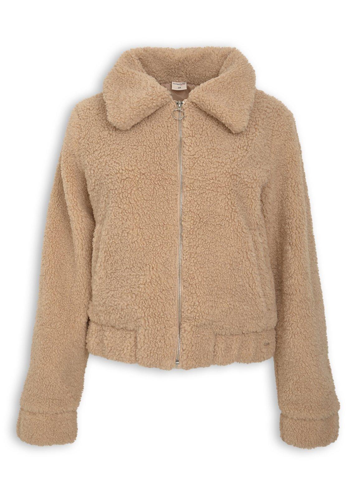 ジャケット・アウター tetsu.k28 Tan Teddy Zip Thru Jacket (3234498) | OUTBACK RED