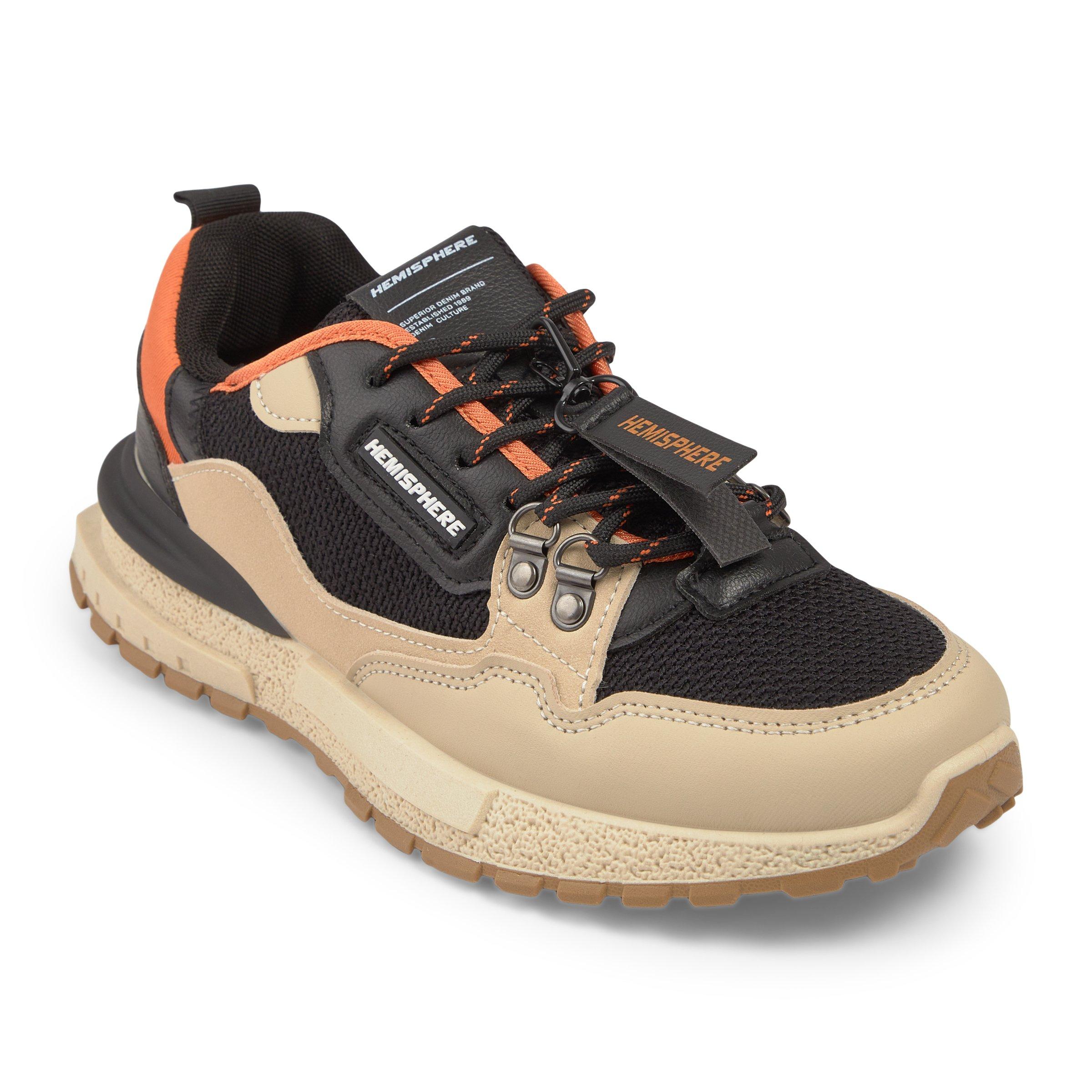 Tan and Orange Sneakers (3234681) | Hemisphere