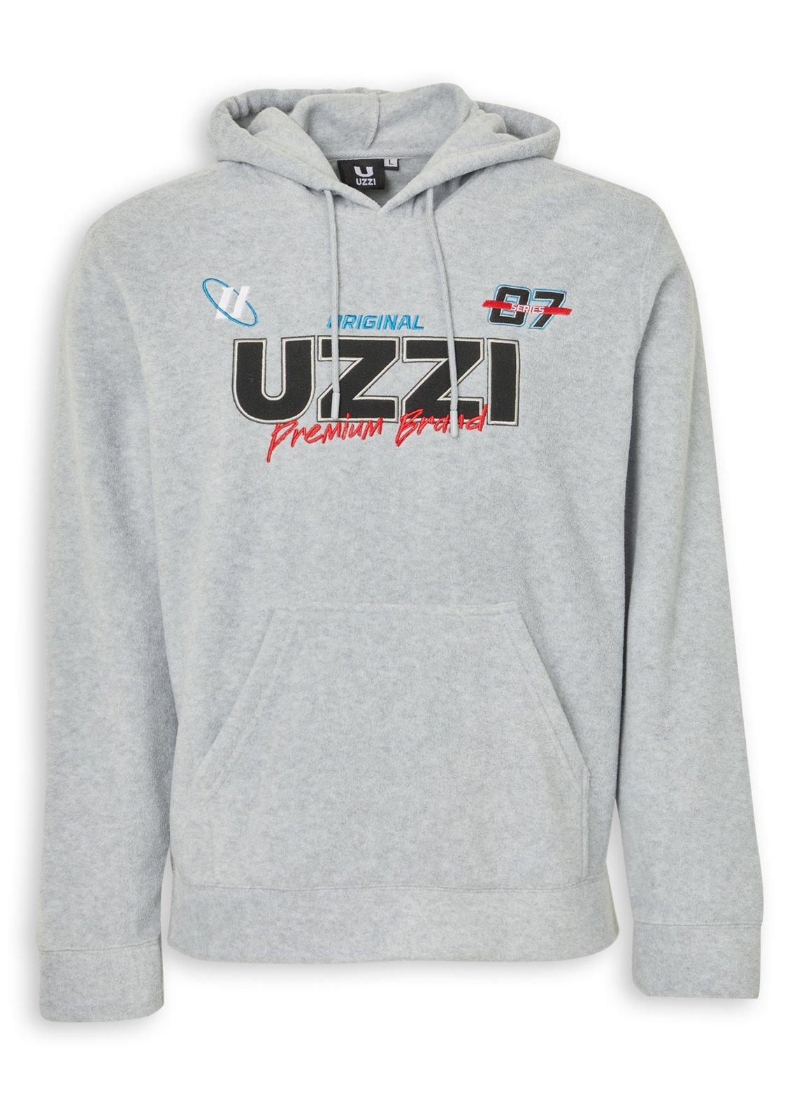 Grey Branded Hoodie (3234844) | UZZI