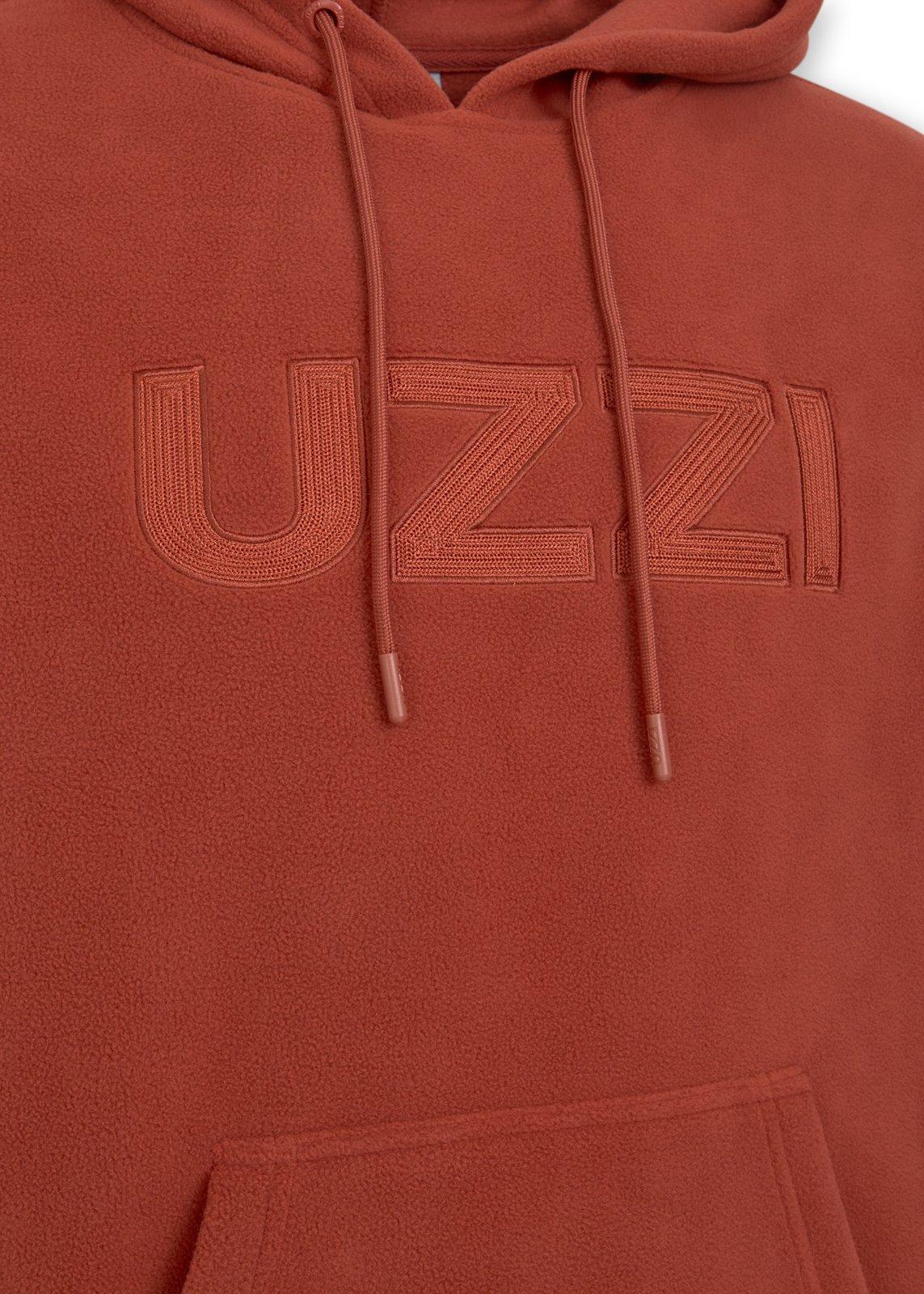 Orange Branded Hoodie (3234848) | UZZI