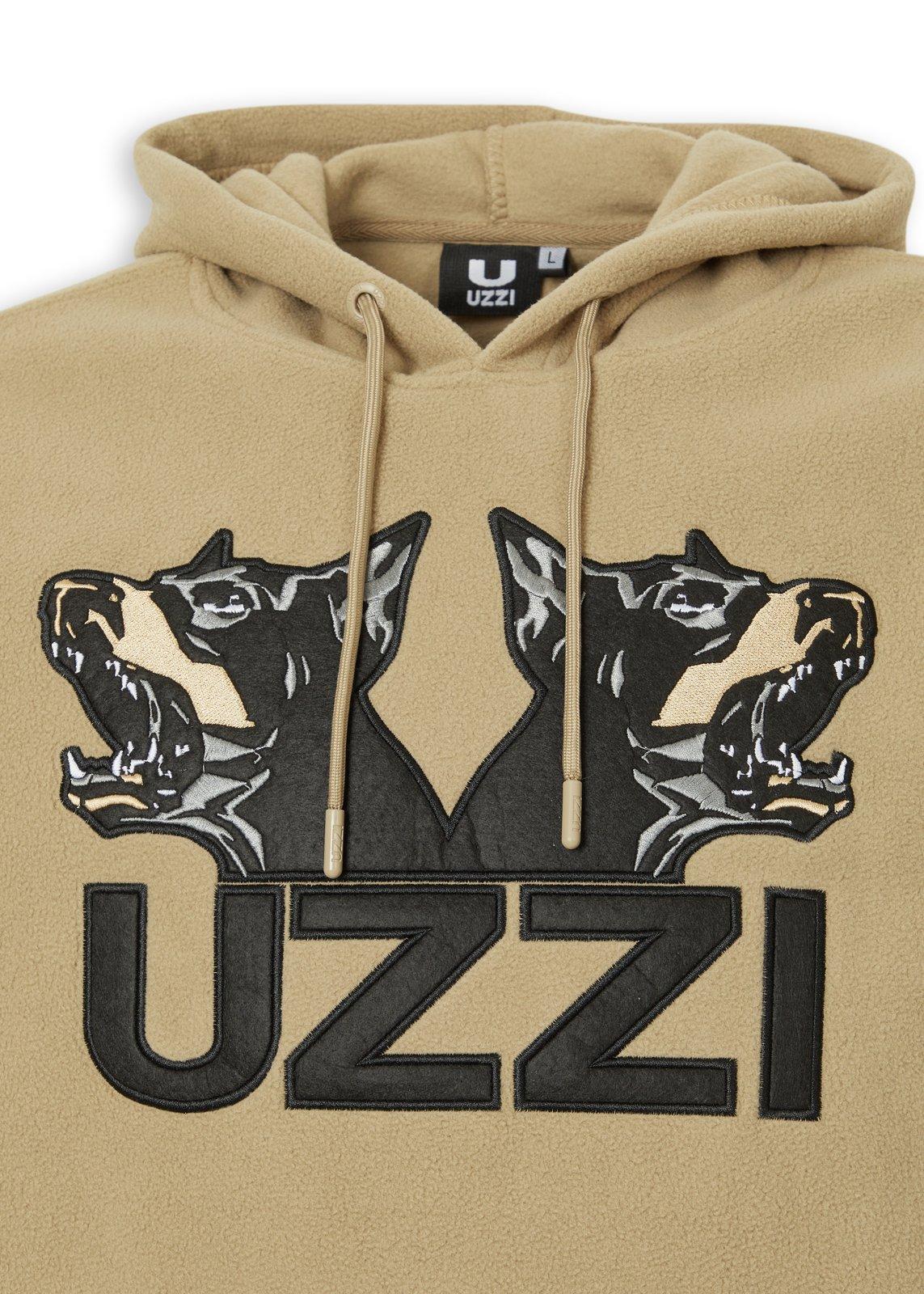 Beige Branded Hoodie (3234866) | UZZI