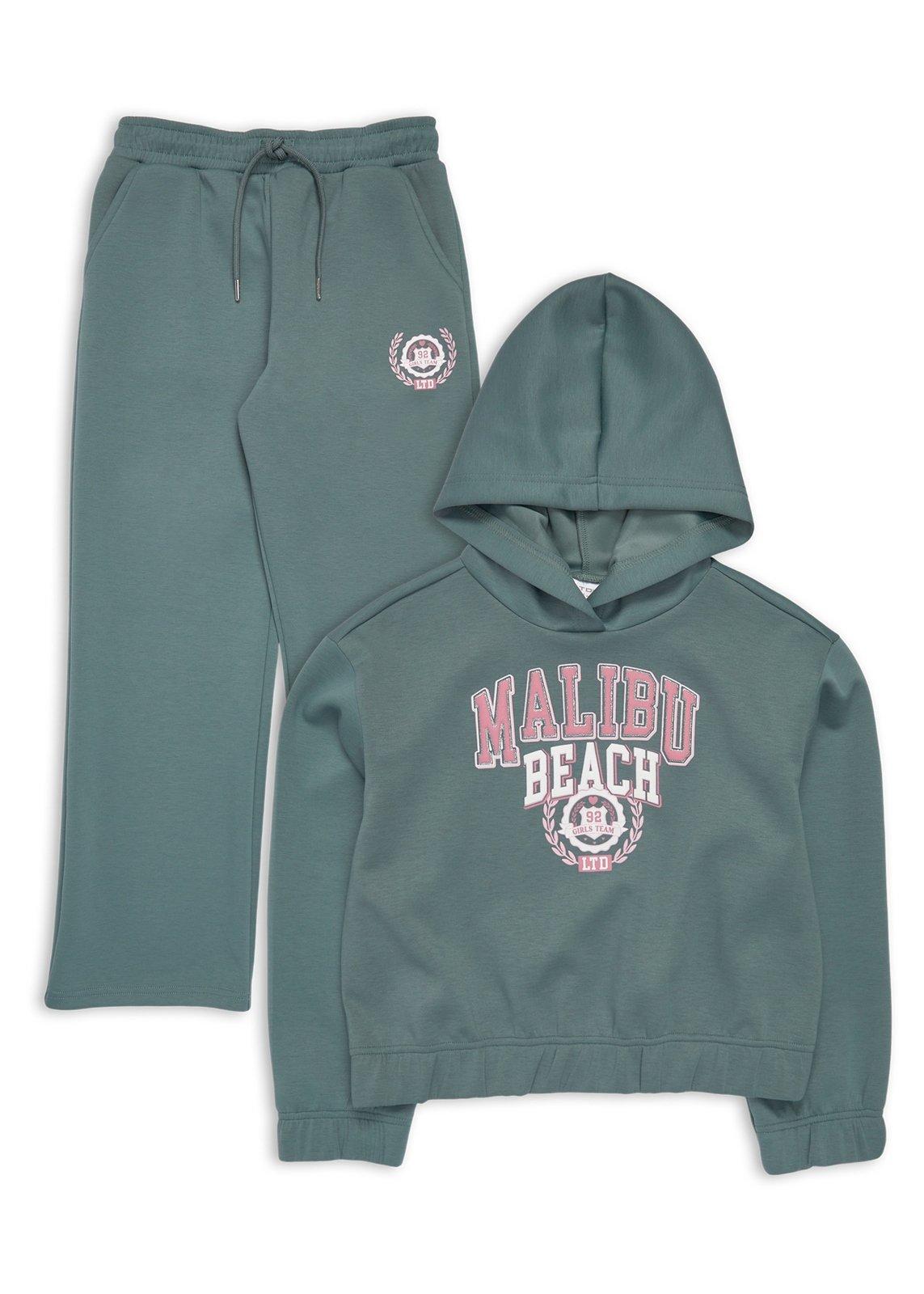 Girls Green Hoodie and Jogger Pants Set (3235074) | LTD Kids