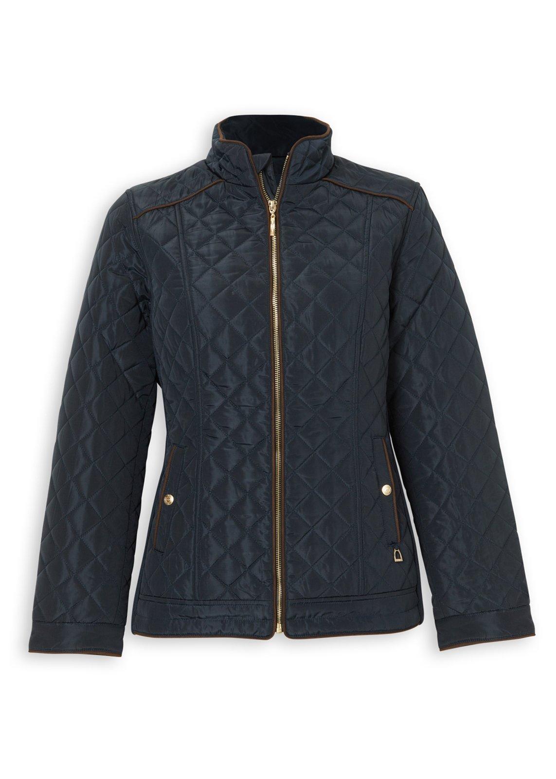 Navy Quilted Zip-Up Jacket (3235298) | Daniel Hechter