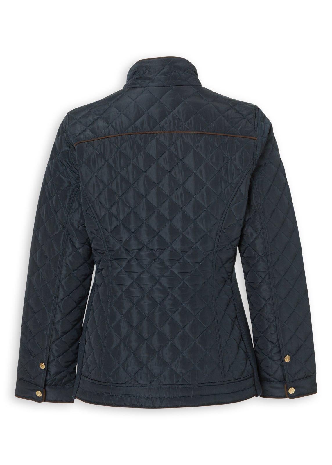 Navy Quilted Zip-Up Jacket (3235298) | Daniel Hechter