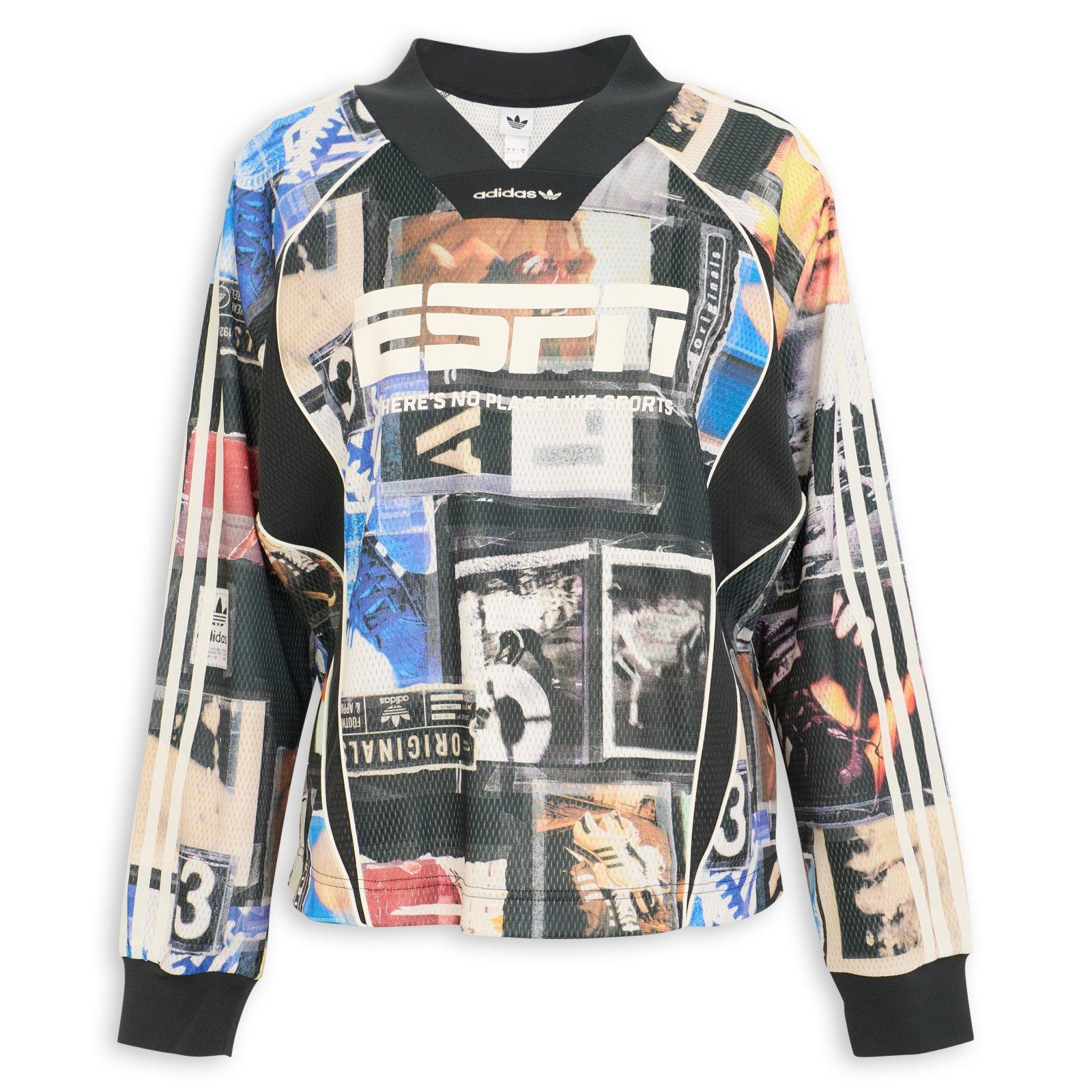 Black Mesh GFX Jersey Sweatshirt (3235475) | Adidas