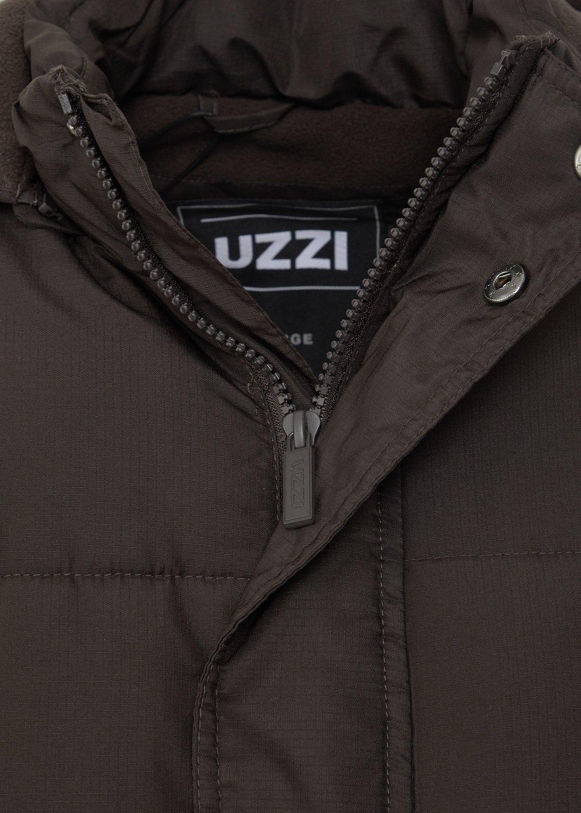 Brown Puffer Jacket (3235490) | UZZI