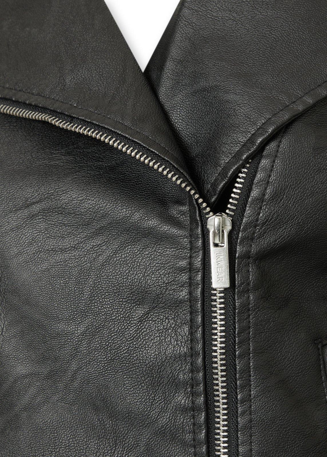 Black Biker Jacket (3235621) | Inwear