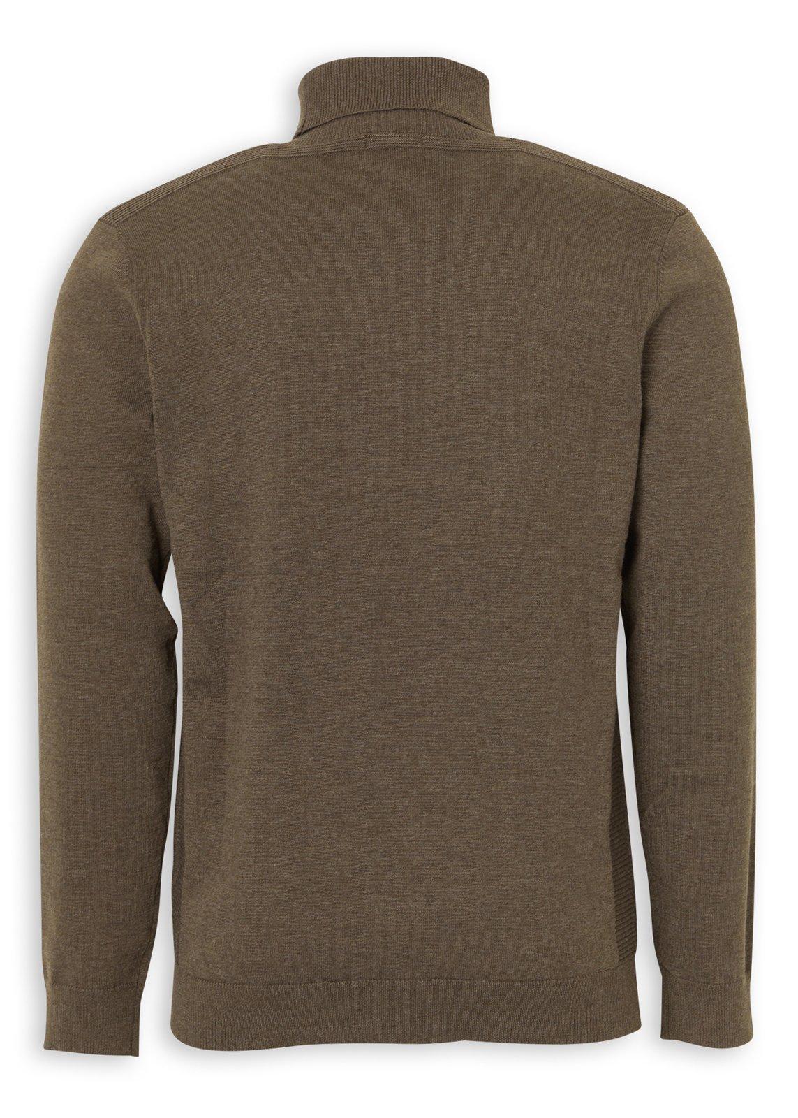 トップス BoTT MARLED KNIT POLO / BROWN Brown Polo Neck Sweater (3235713) | UZZI