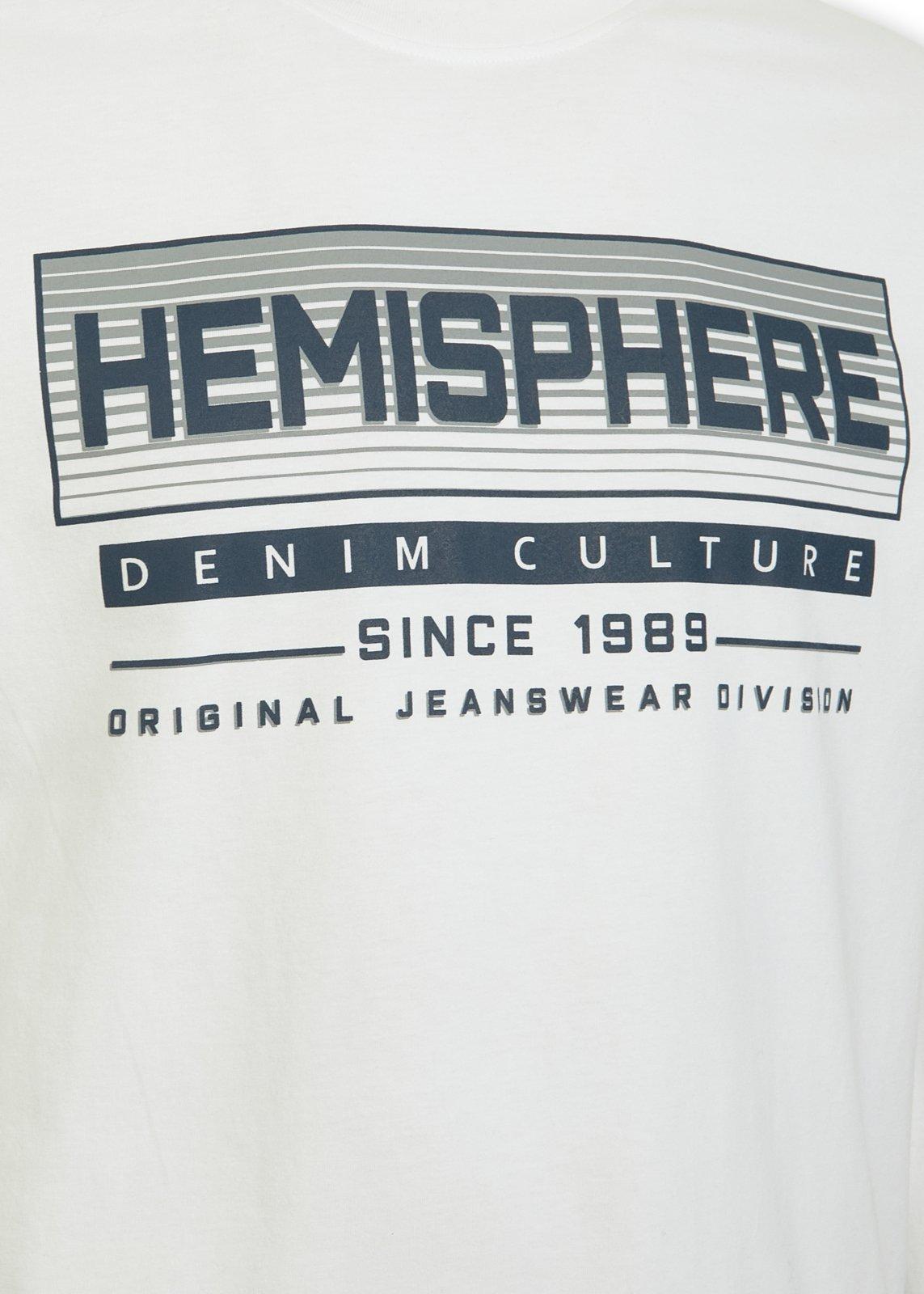 White Branded Long Sleeve T-shirt (3235733) | Hemisphere