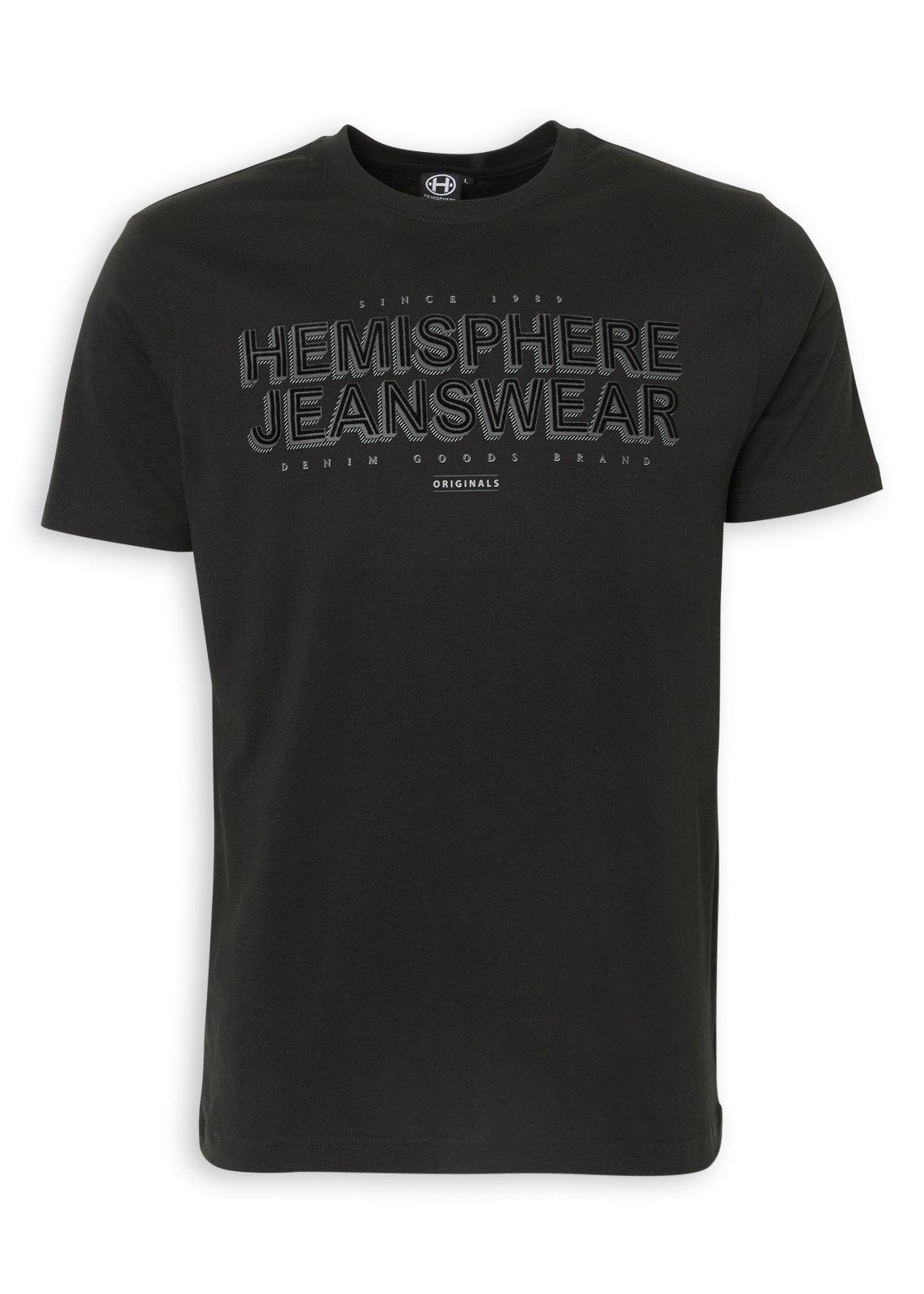 Black Branded T-shirt (3235735) | Hemisphere