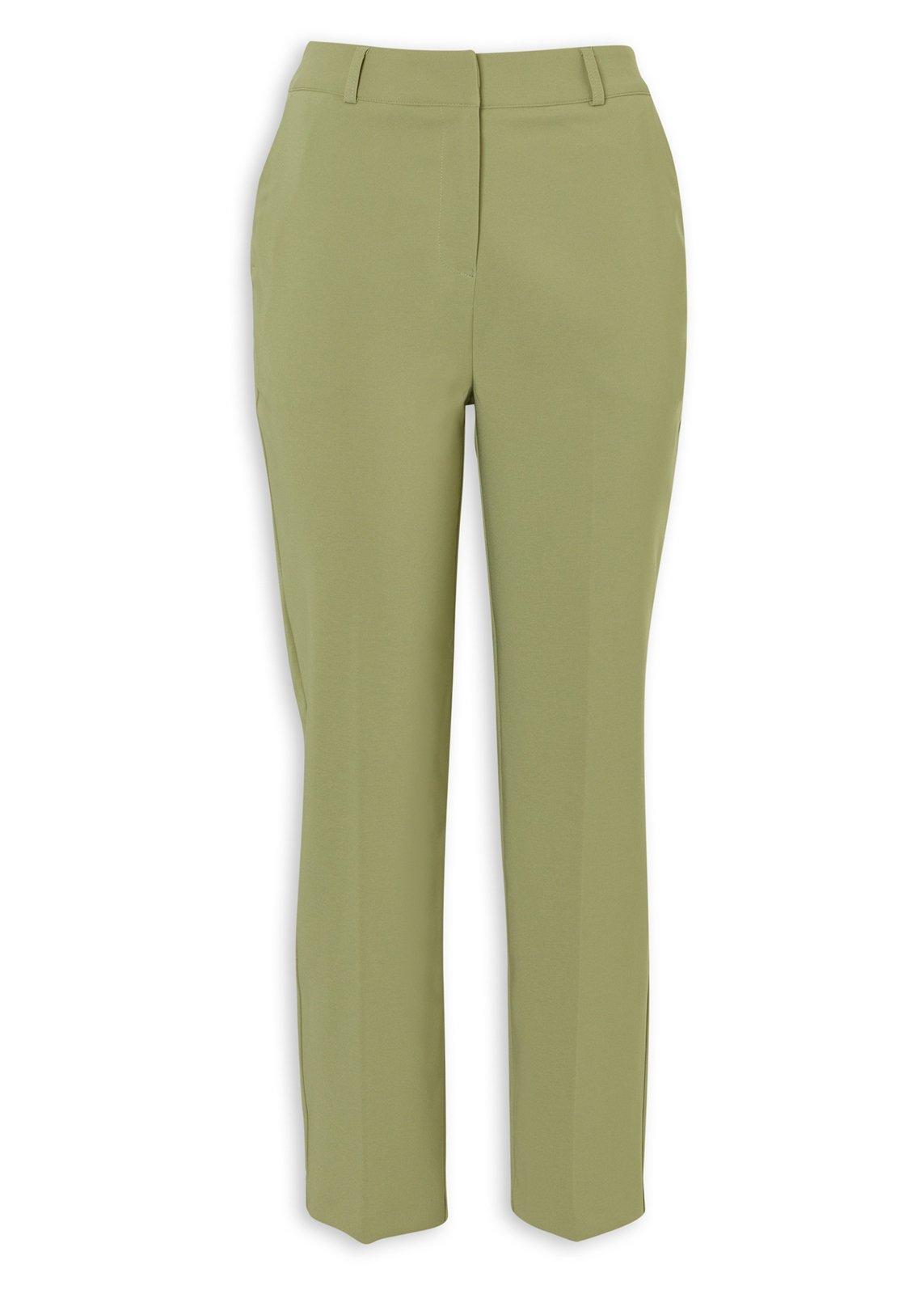 REW 22-23 STRIDER PANTS Sサイズ B-GREEN Sage Green Straight Leg Trousers (3235800) | Finnigans