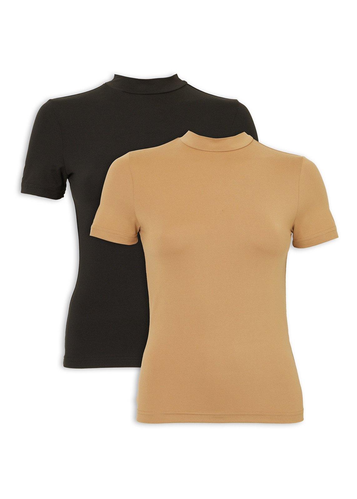 2-Pack Mock Neck Short Sleeve Tops (3235815) | Inwear
