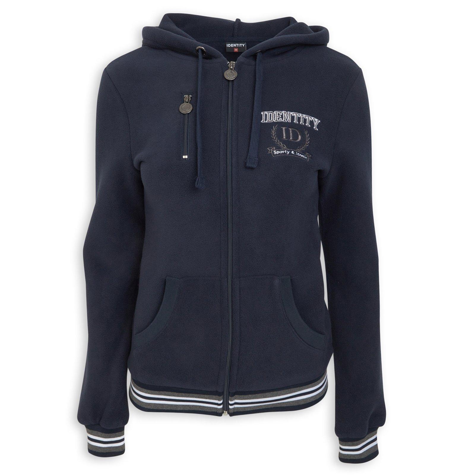 Navy Hooded Polar Fleece Hoodie (3235954) | Identity