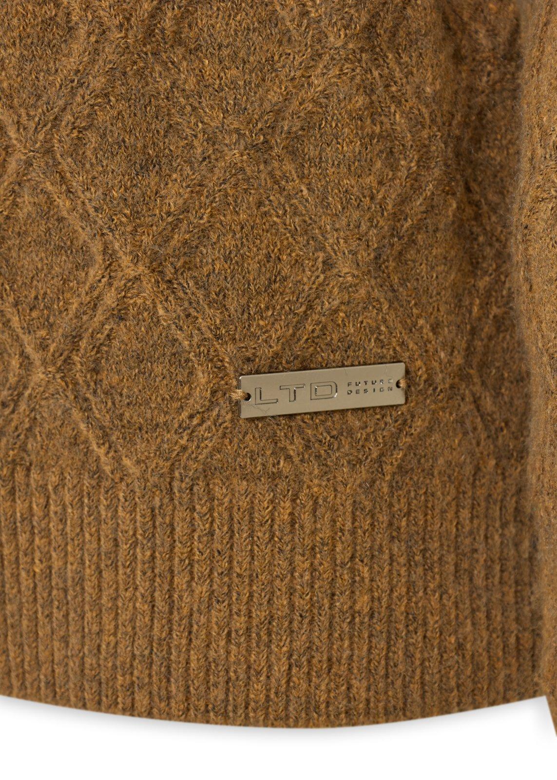 Brown Knit Sweater (3236301) | LTD Man