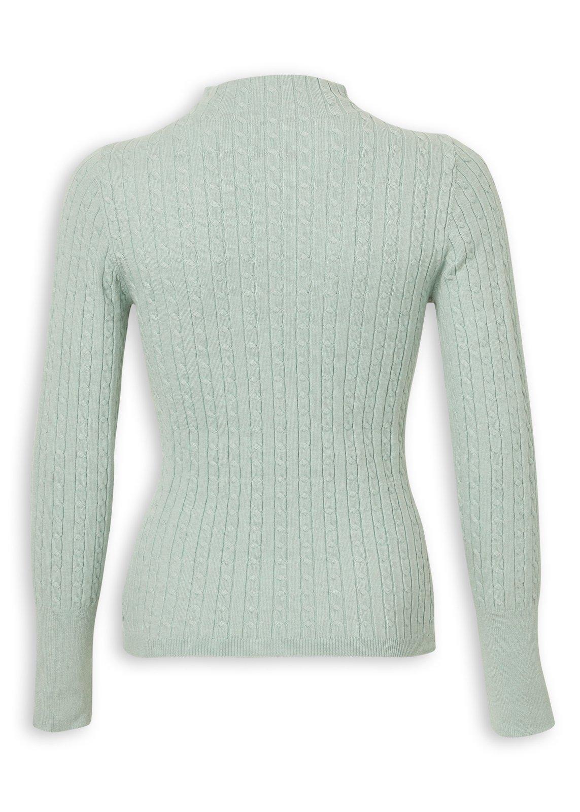 Green Seafoam Cable Skinny Top (3236312) | Truworths