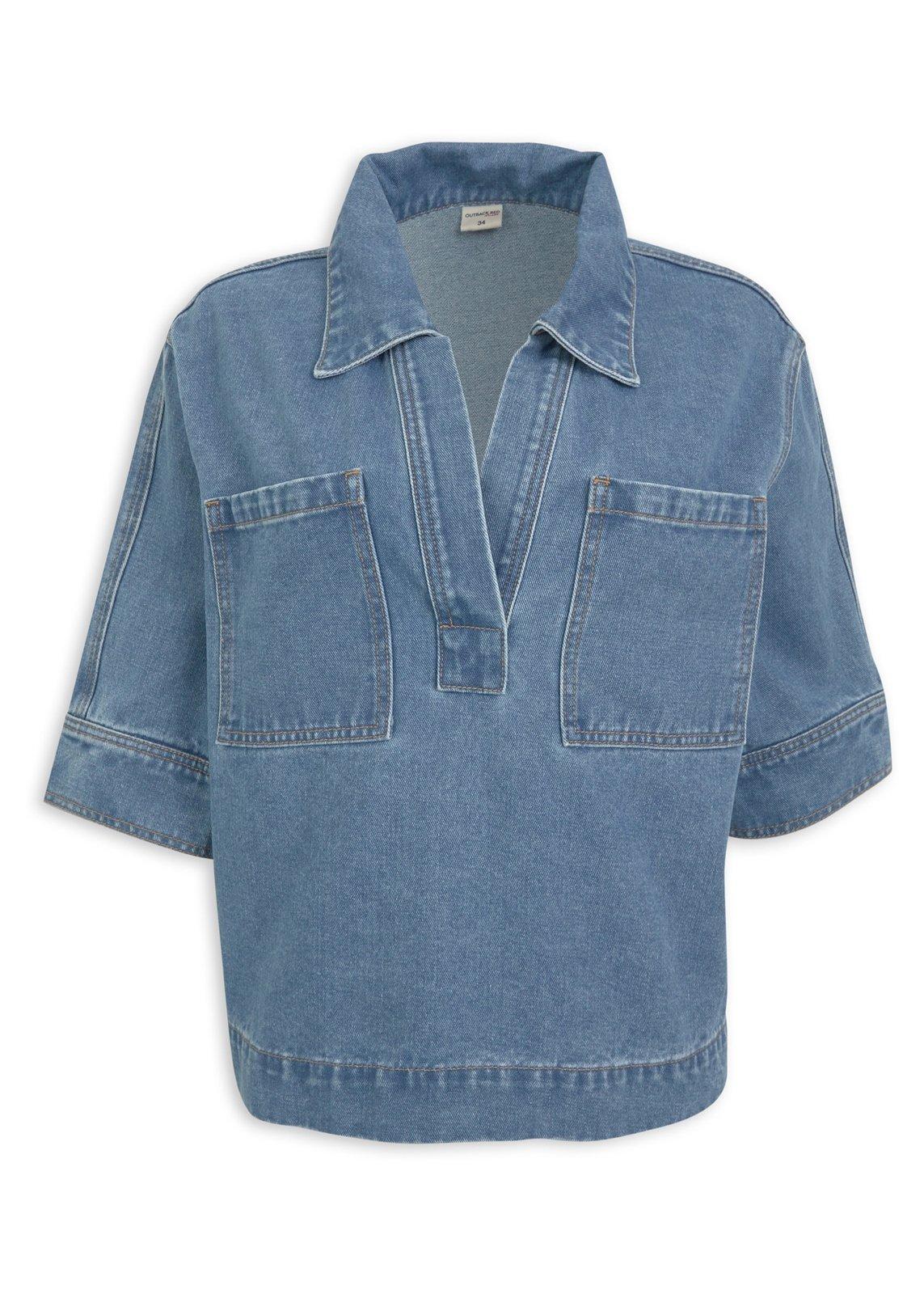 Blue Soft Denim Shirt (3236365) | OUTBACK RED