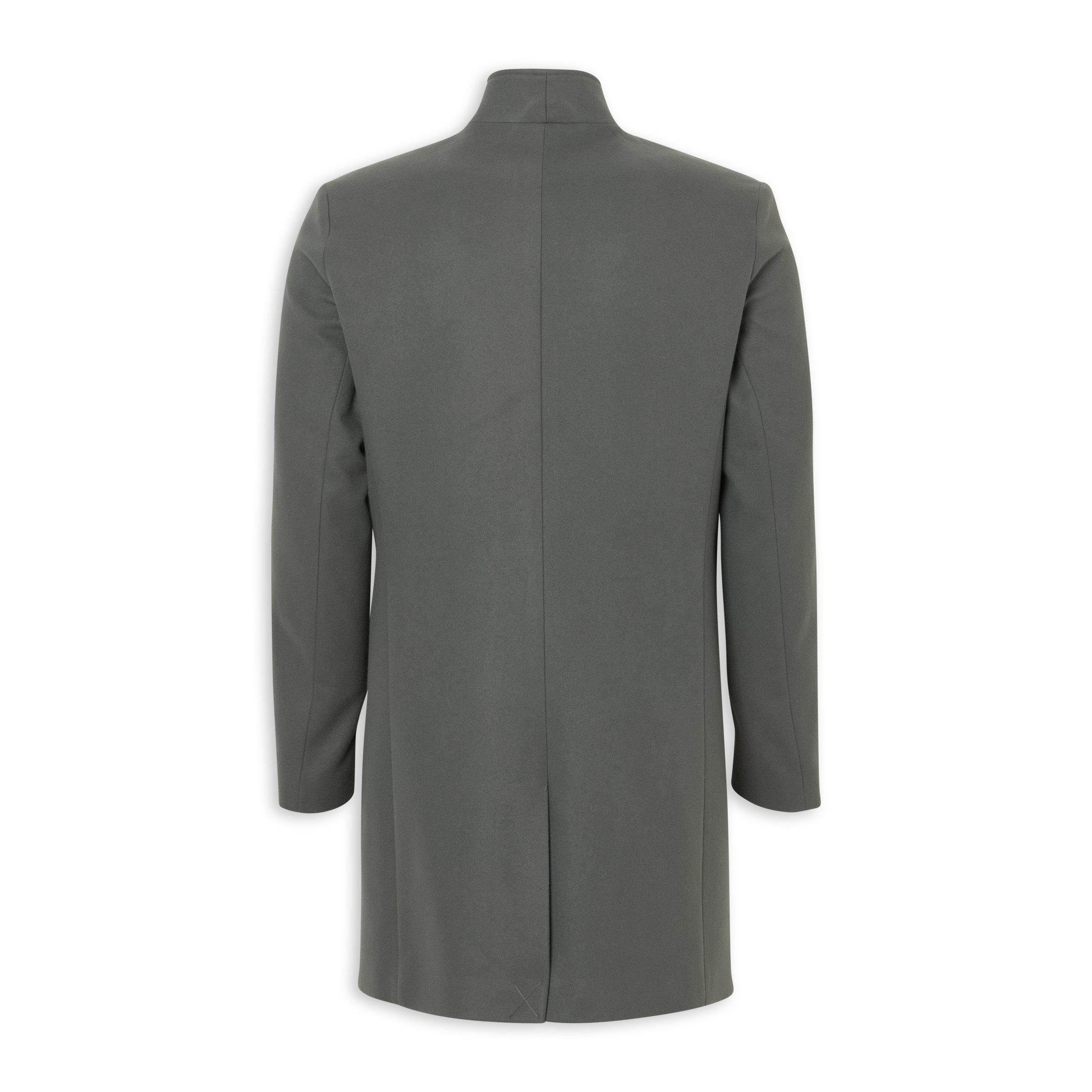 Grey Melton Coat (3236444) | Identity