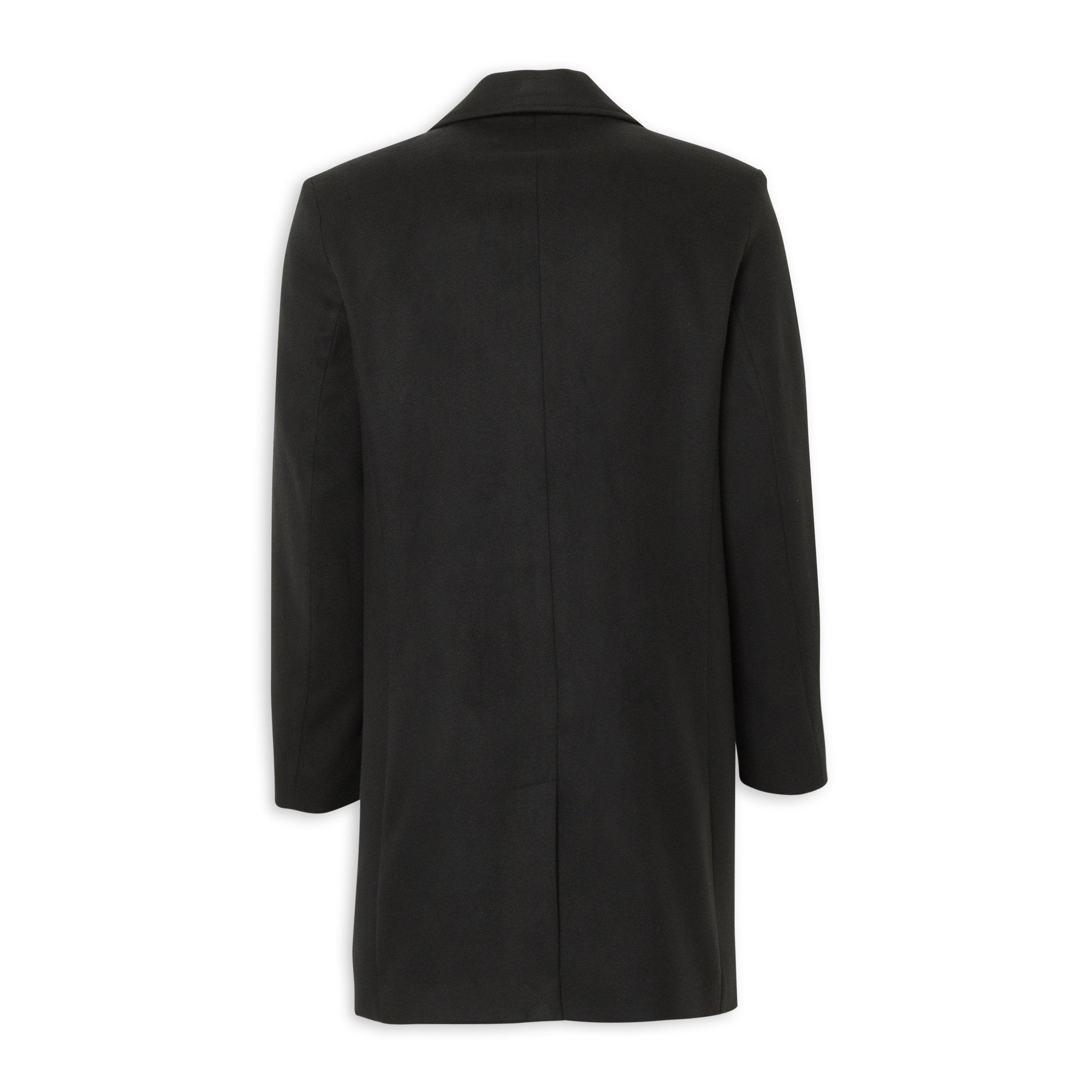 Black Double-Breasted Coat (3236448) | Identity