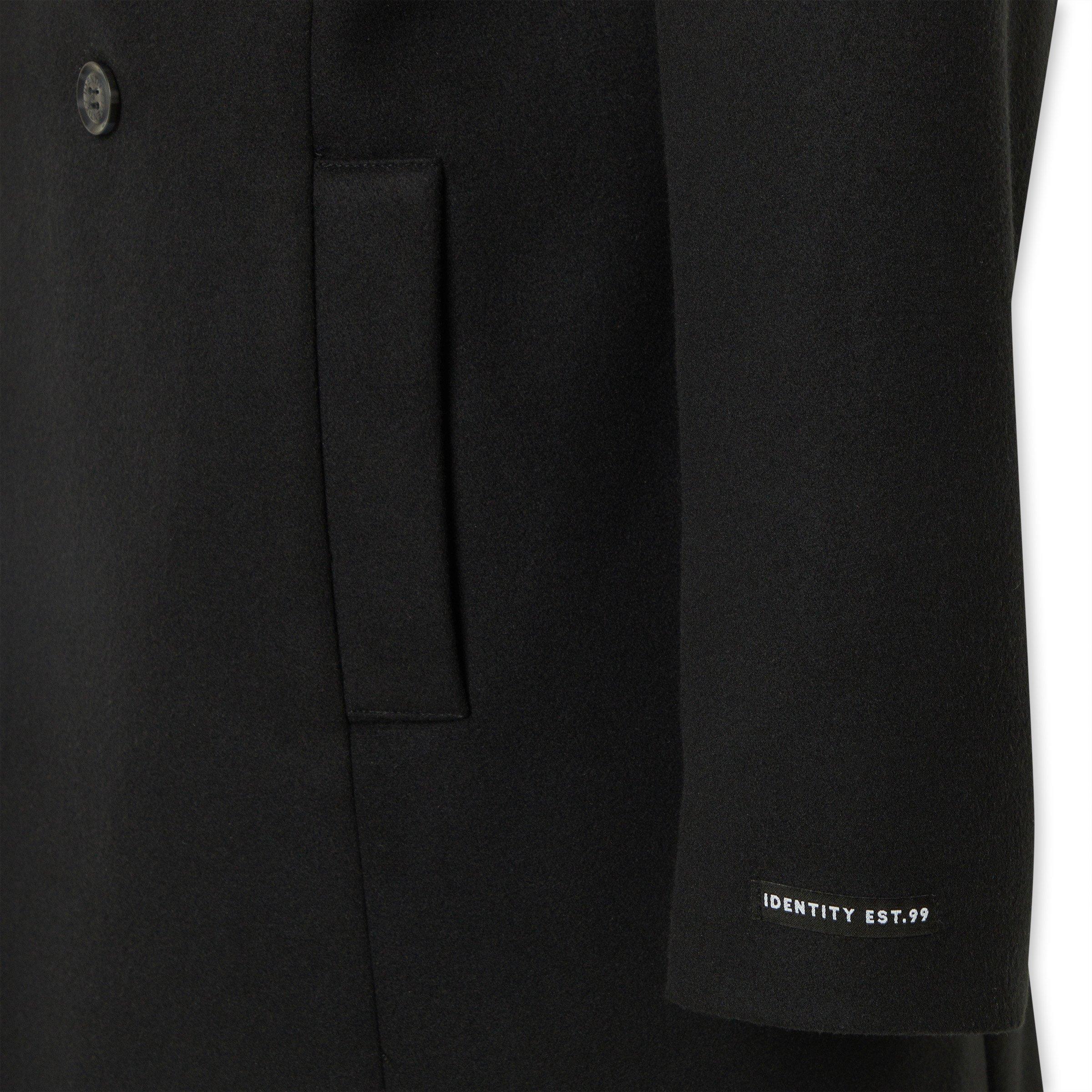 Black Double-Breasted Coat (3236448) | Identity