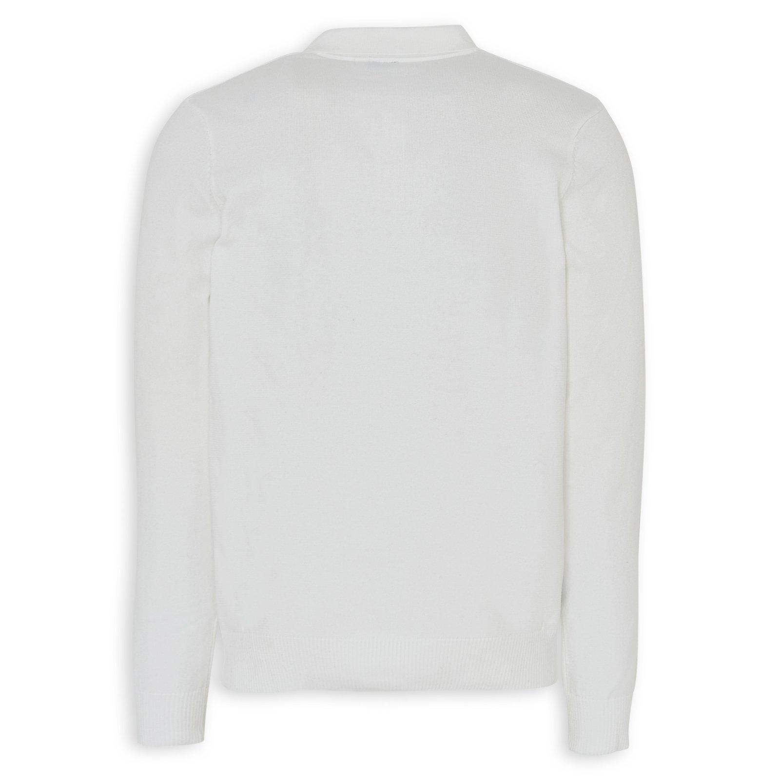 Milk Button Up Golfer Top (3236463) | Identity