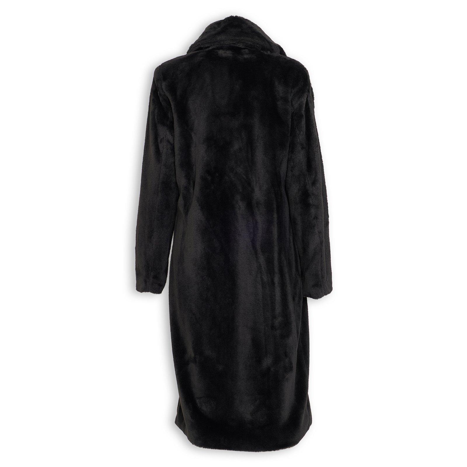 タ*キ様 0658 Hyouri no art coat / Black サイズ Black Luxe Faux Fur Coat (3236568) | Identity