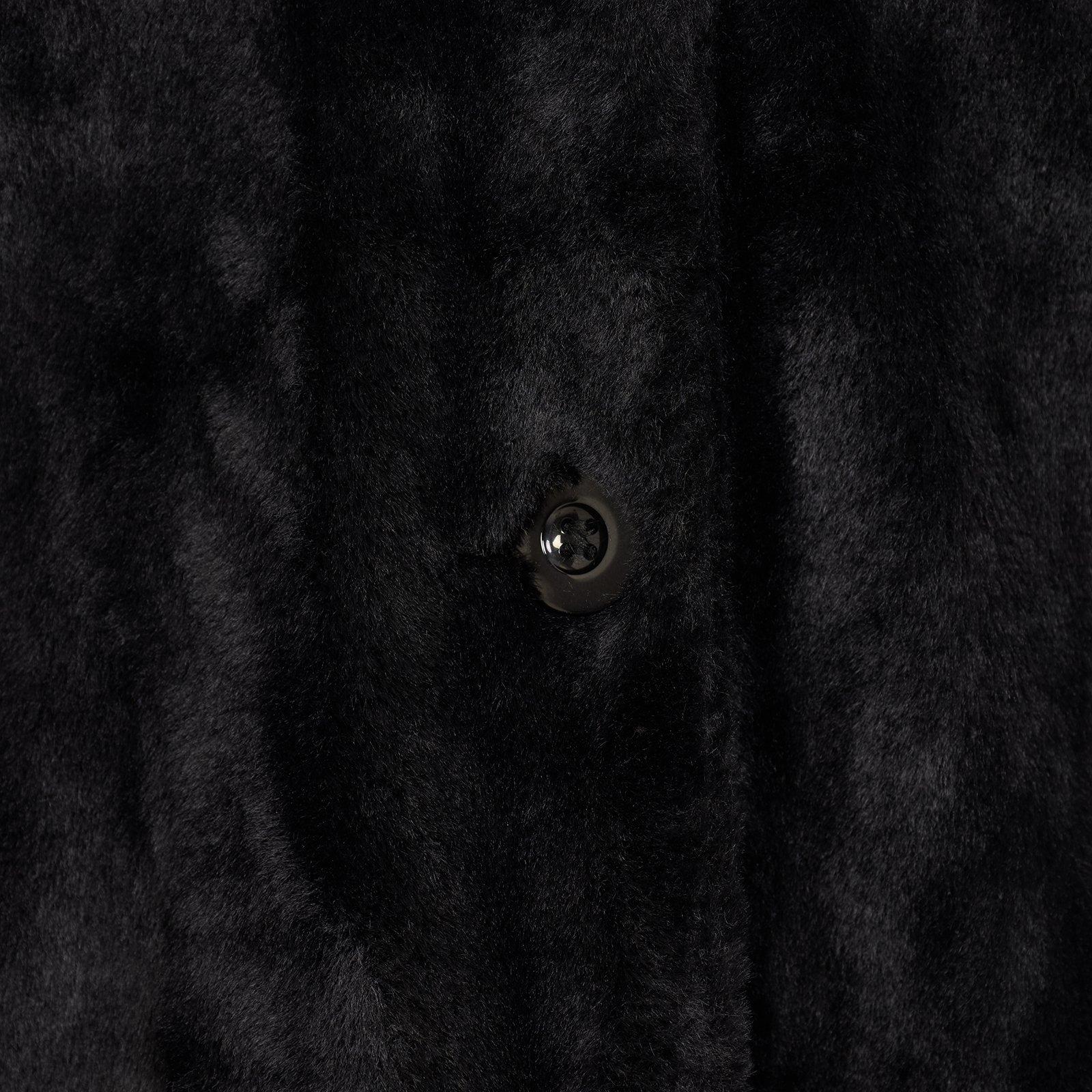 Black Luxe Faux Fur Coat (3236568) | Identity