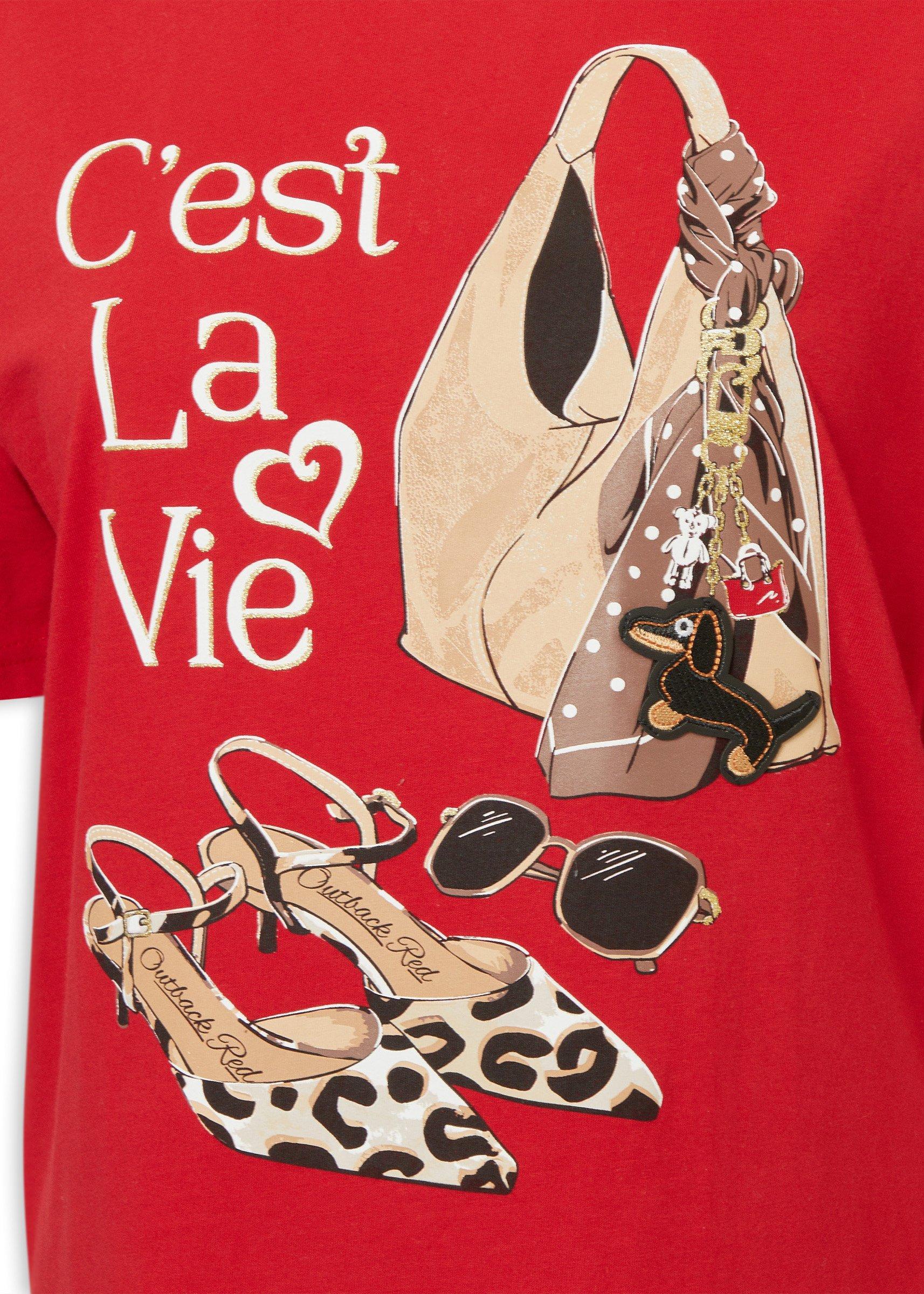 トップス C'est la vie Red C'est La Vie Graphic T-Shirt (3236599) | OUTBACK RED