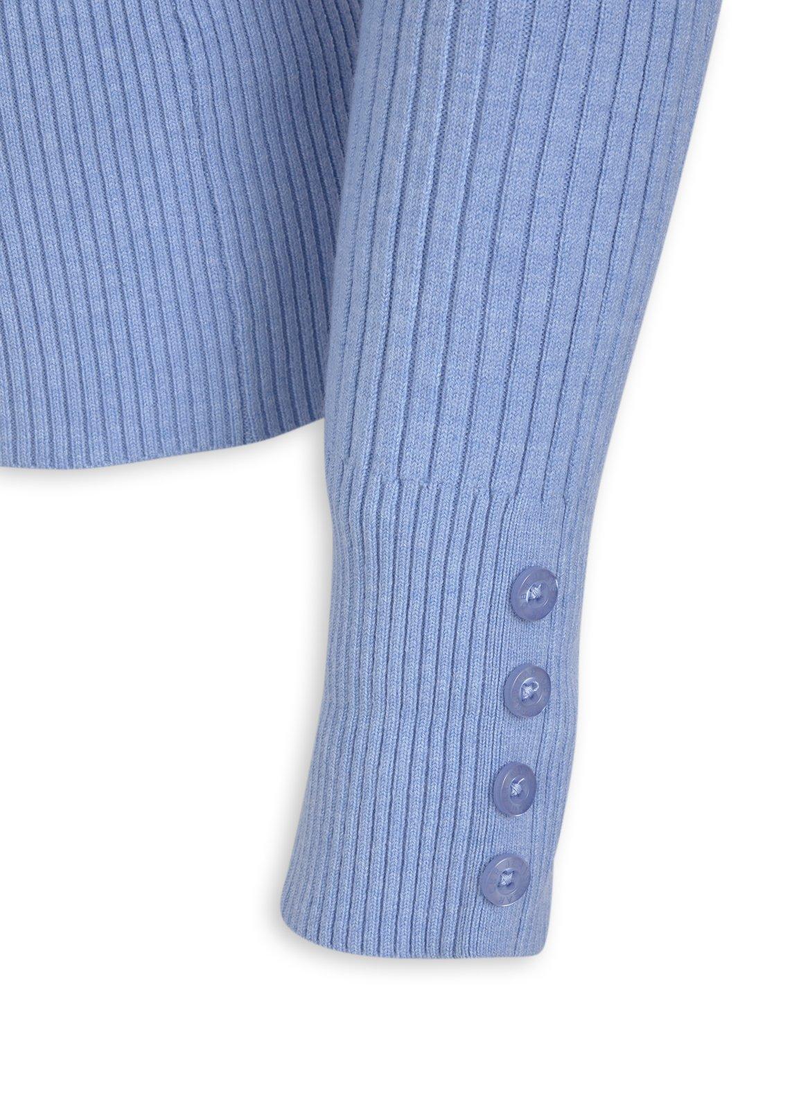 Sky Blue Ribbed Knit Top (3236707) | OUTBACK RED