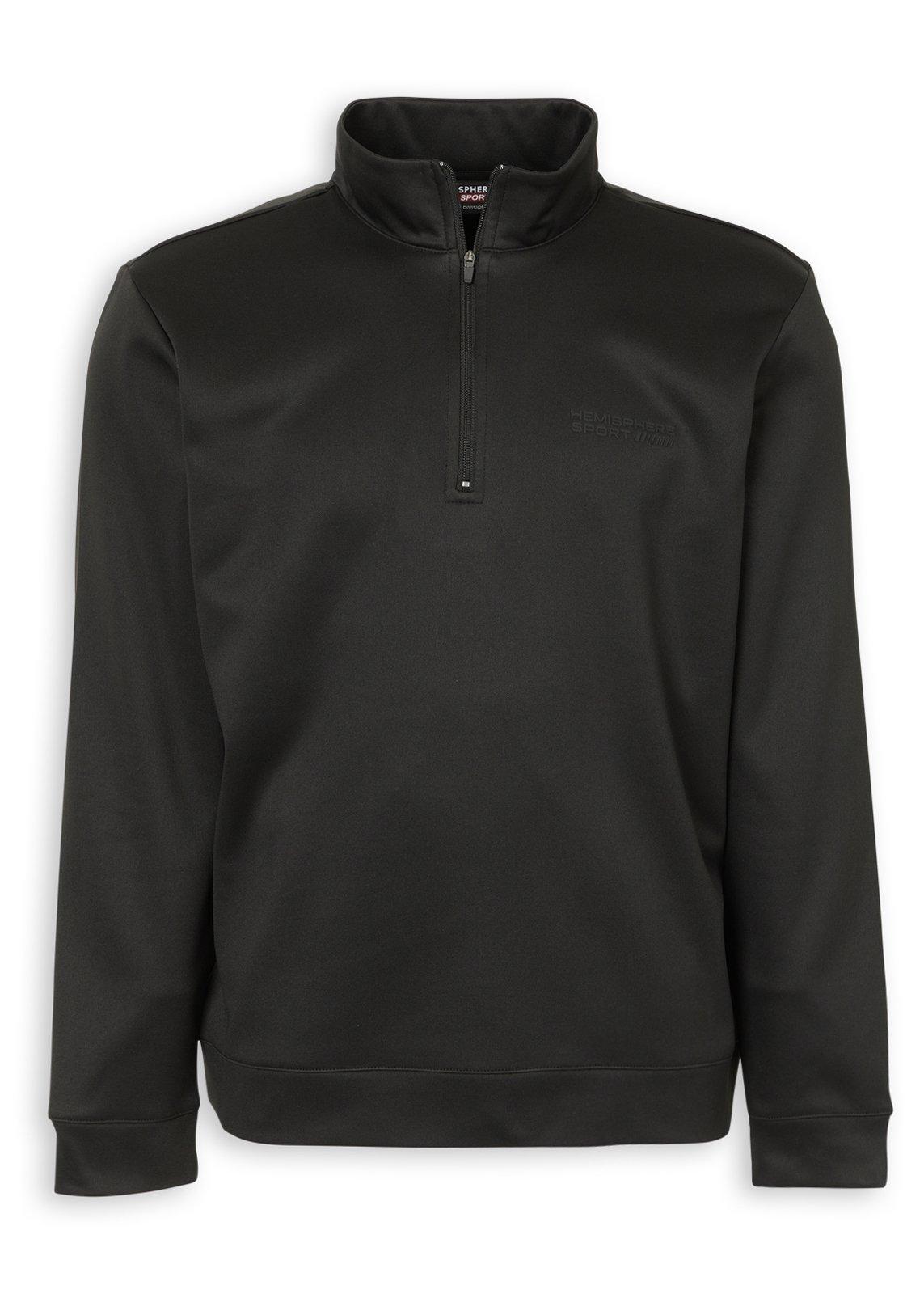 Black Quarter-zip Sweatshirt (3236794) | Hemisphere Sport