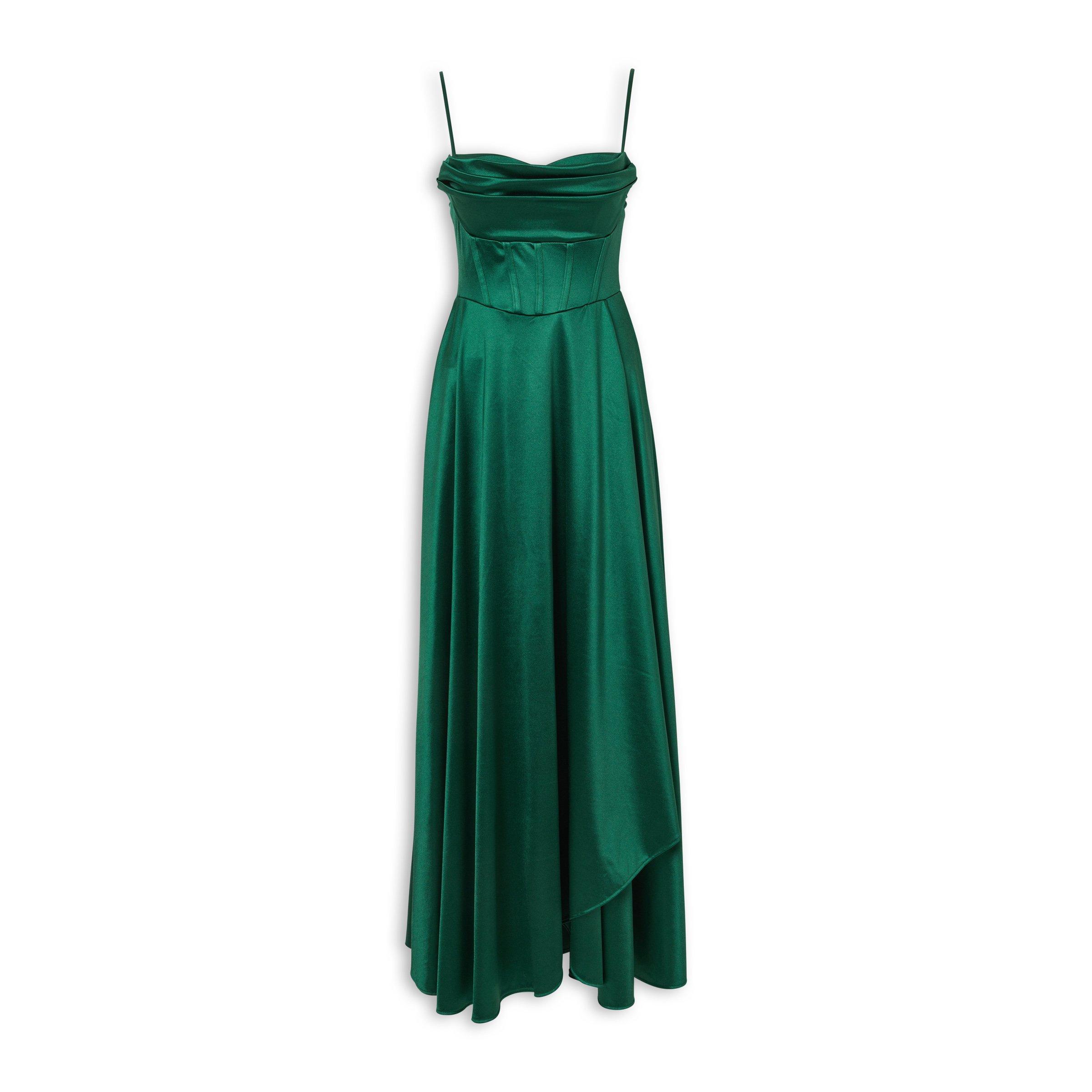 Emerald High Low Skirt Corset Dress (3237064) | RSVP