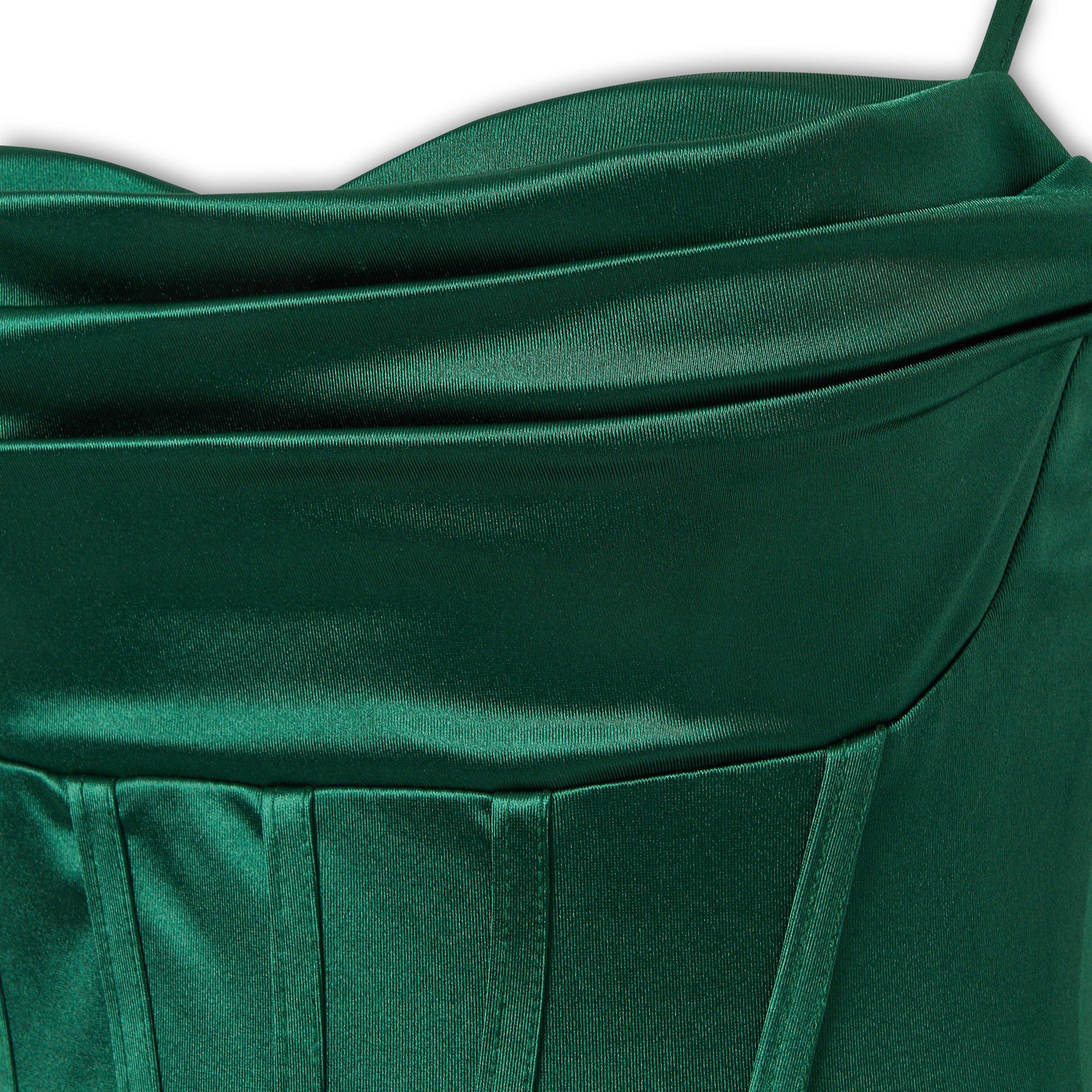 Emerald High Low Skirt Corset Dress (3237064) | RSVP