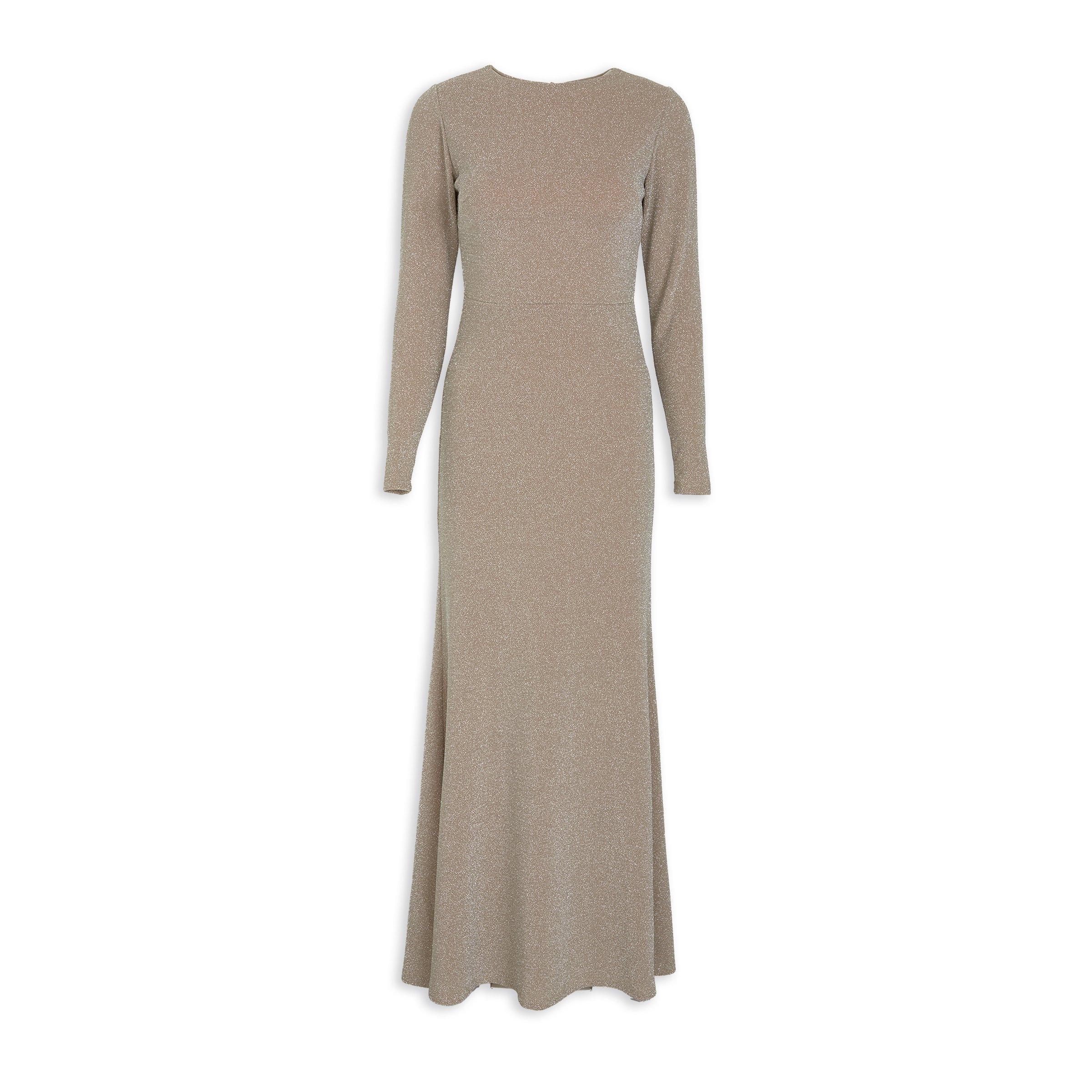 Champagne Open Back Dress (3237093) | RSVP
