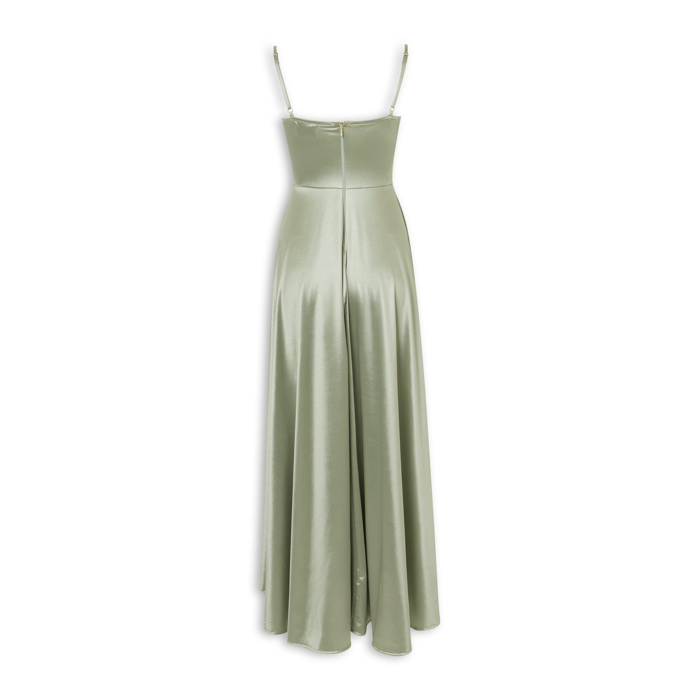 green animal print maxi dress Sage Green Corset Midi Dress – Vintage Lace Elegant Dress