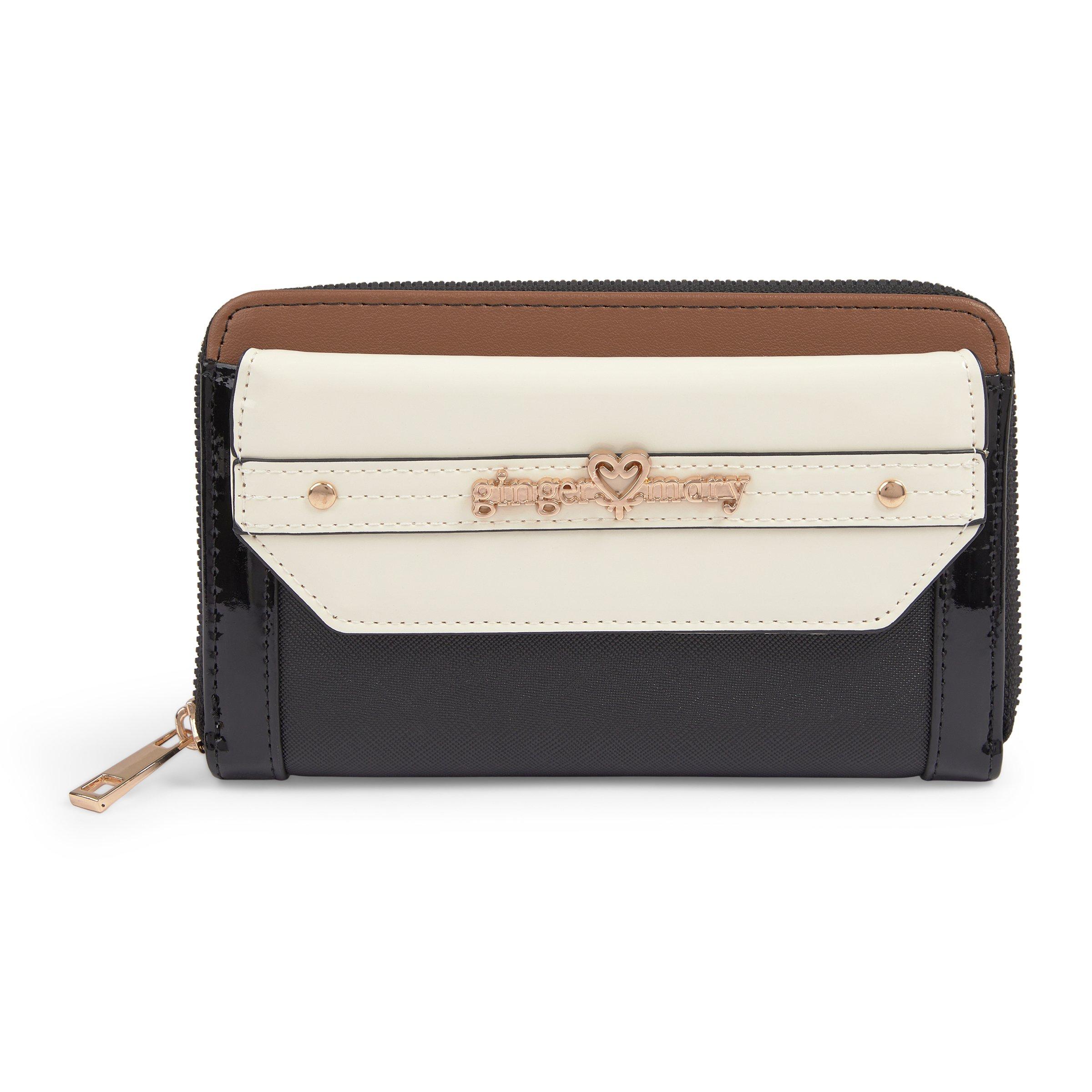 Colorblock Zip-Around Wallet (3237123) | Ginger Mary