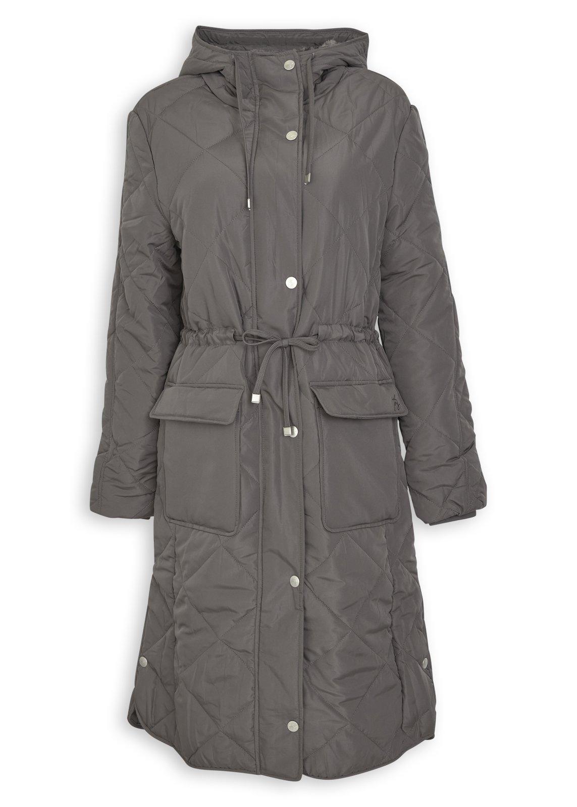 未使用級✨deres コート short triangle coat 23AW Anthracite Puffer Long Coat (3237127) | TRS
