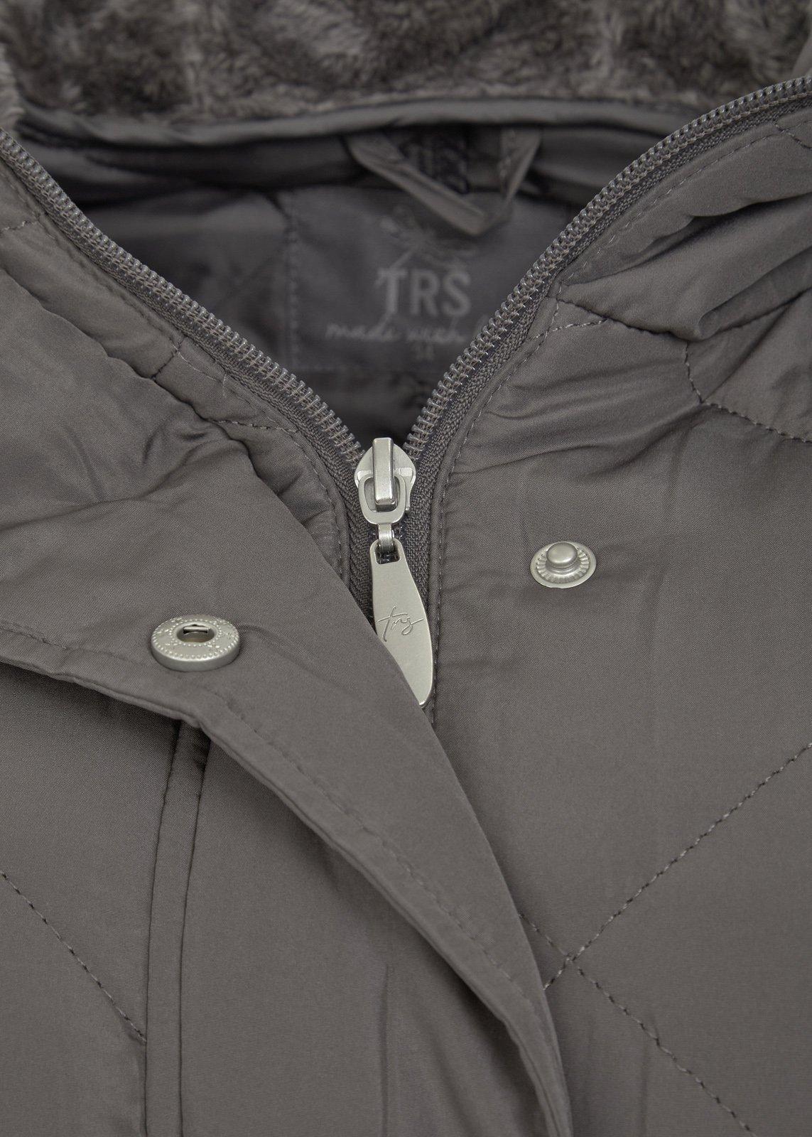 Anthracite Puffer Long Coat (3237127) | TRS