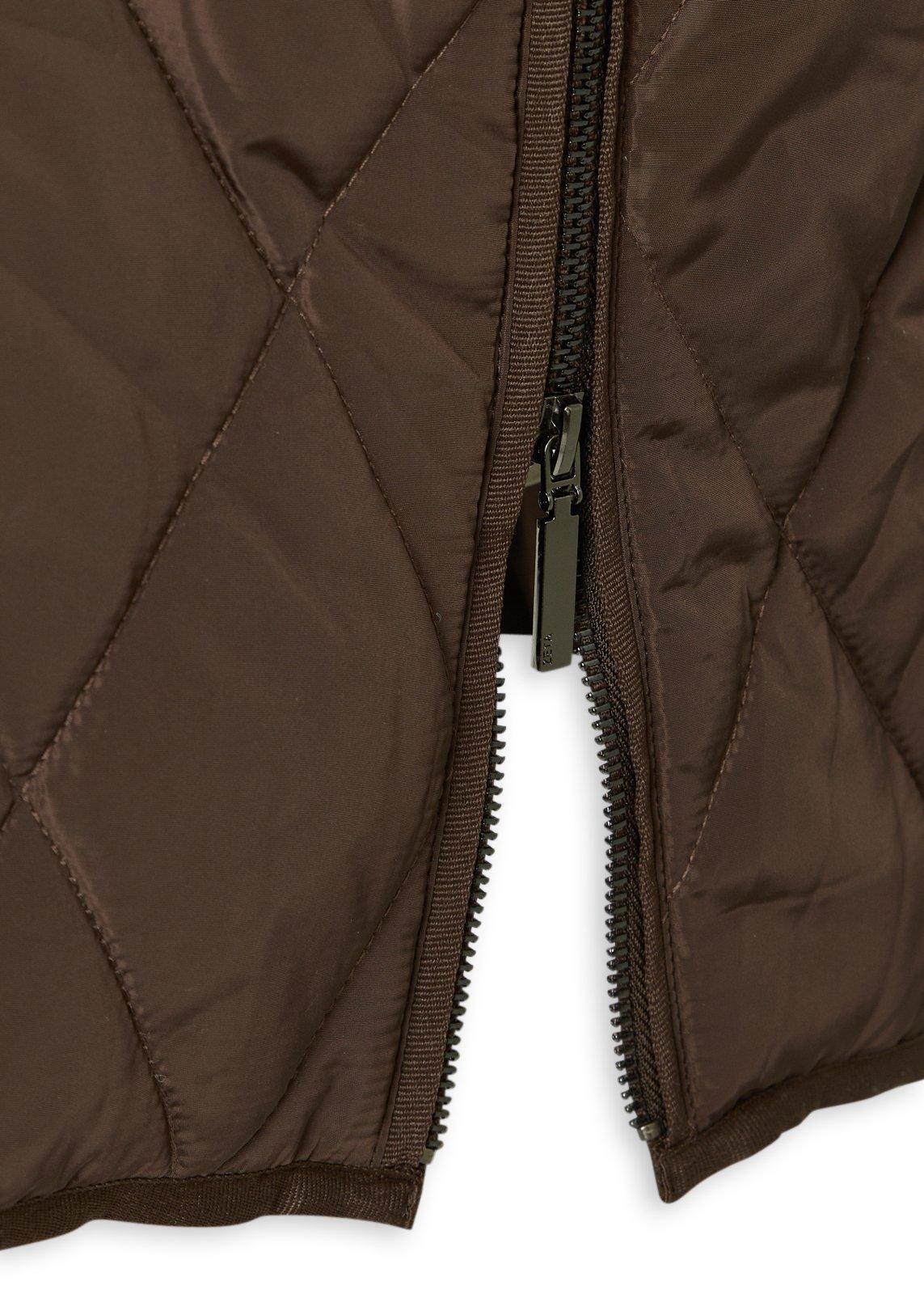 Brown Plus Size Puffer Jacket (3237157) | Zeta