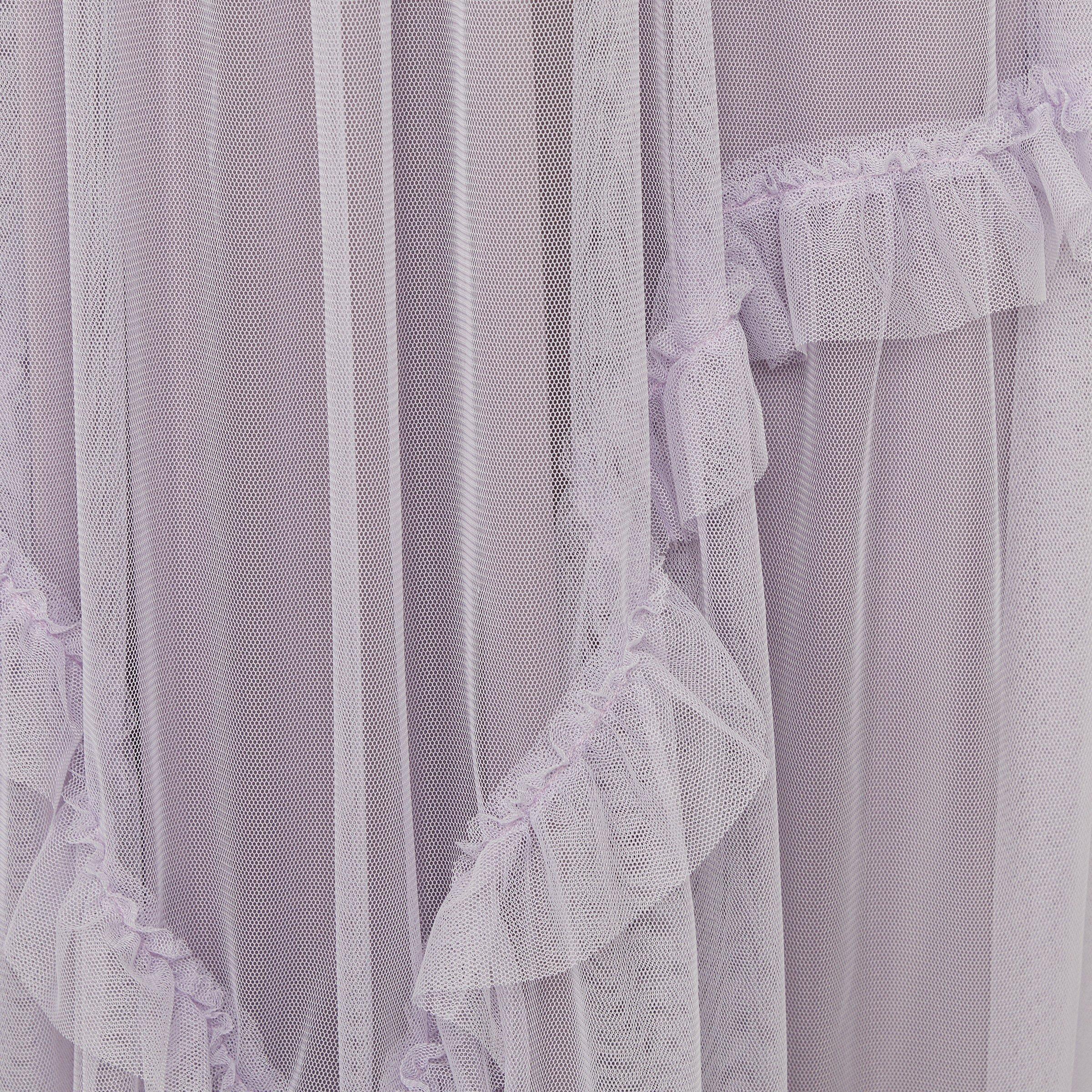 Purple Frilled Tulle Dress (3237160) | Kameo