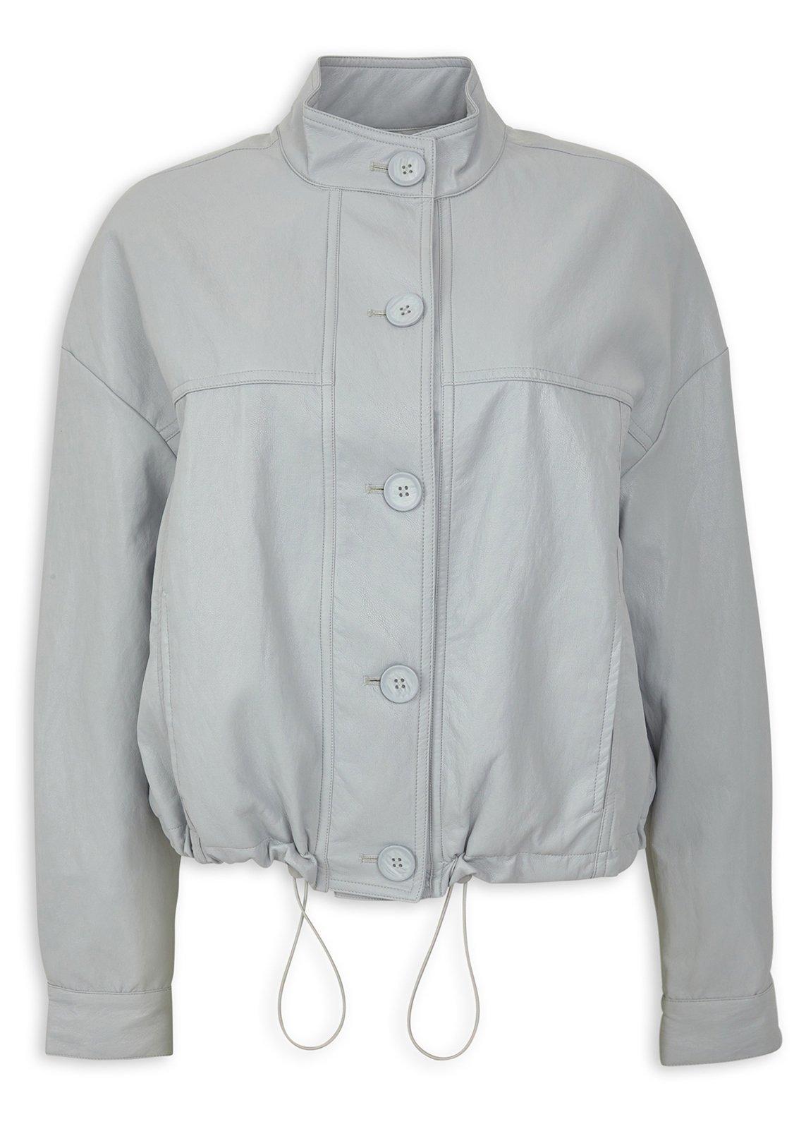 Grey PU Utility Jacket (3237559) | Truworths