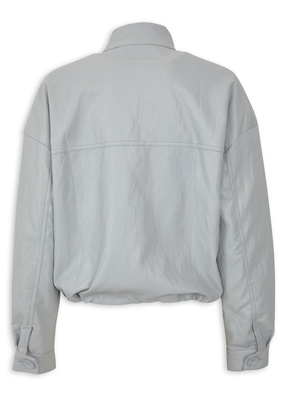 Grey PU Utility Jacket (3237559) | Truworths