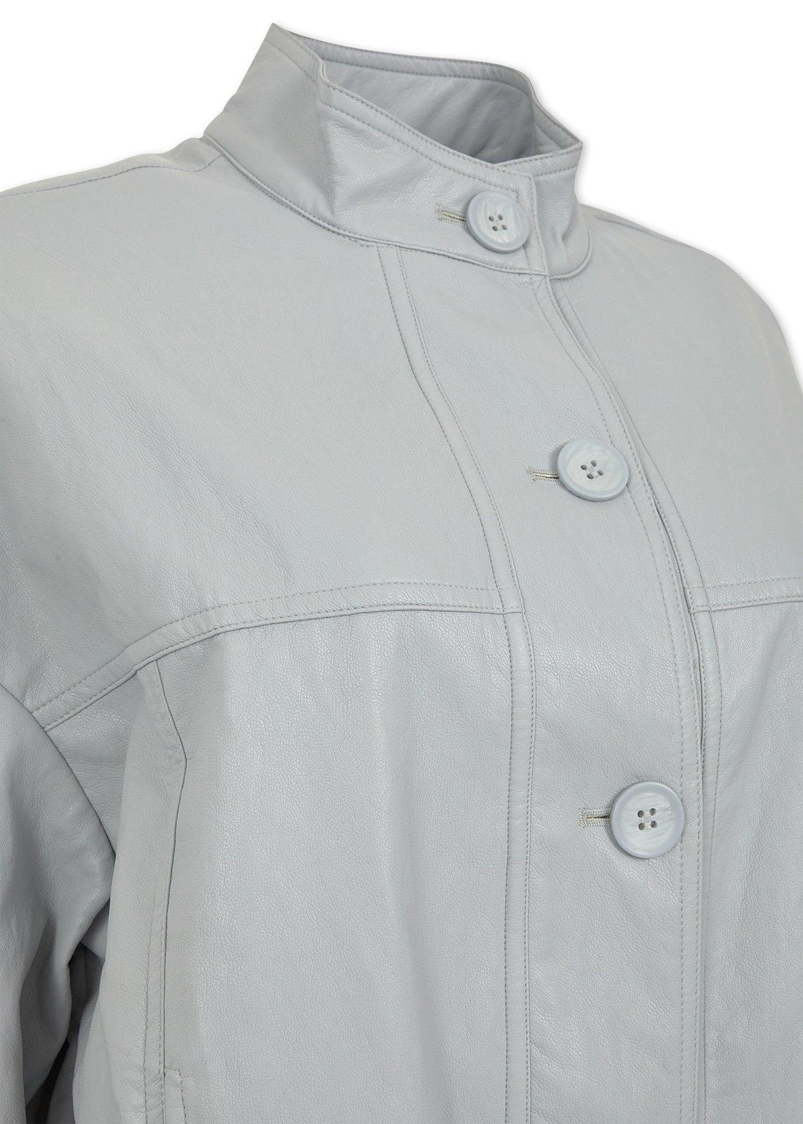 ジャケット・アウター Volume Collar Blouson agawd Grey PU Utility Jacket (3237559) | Truworths