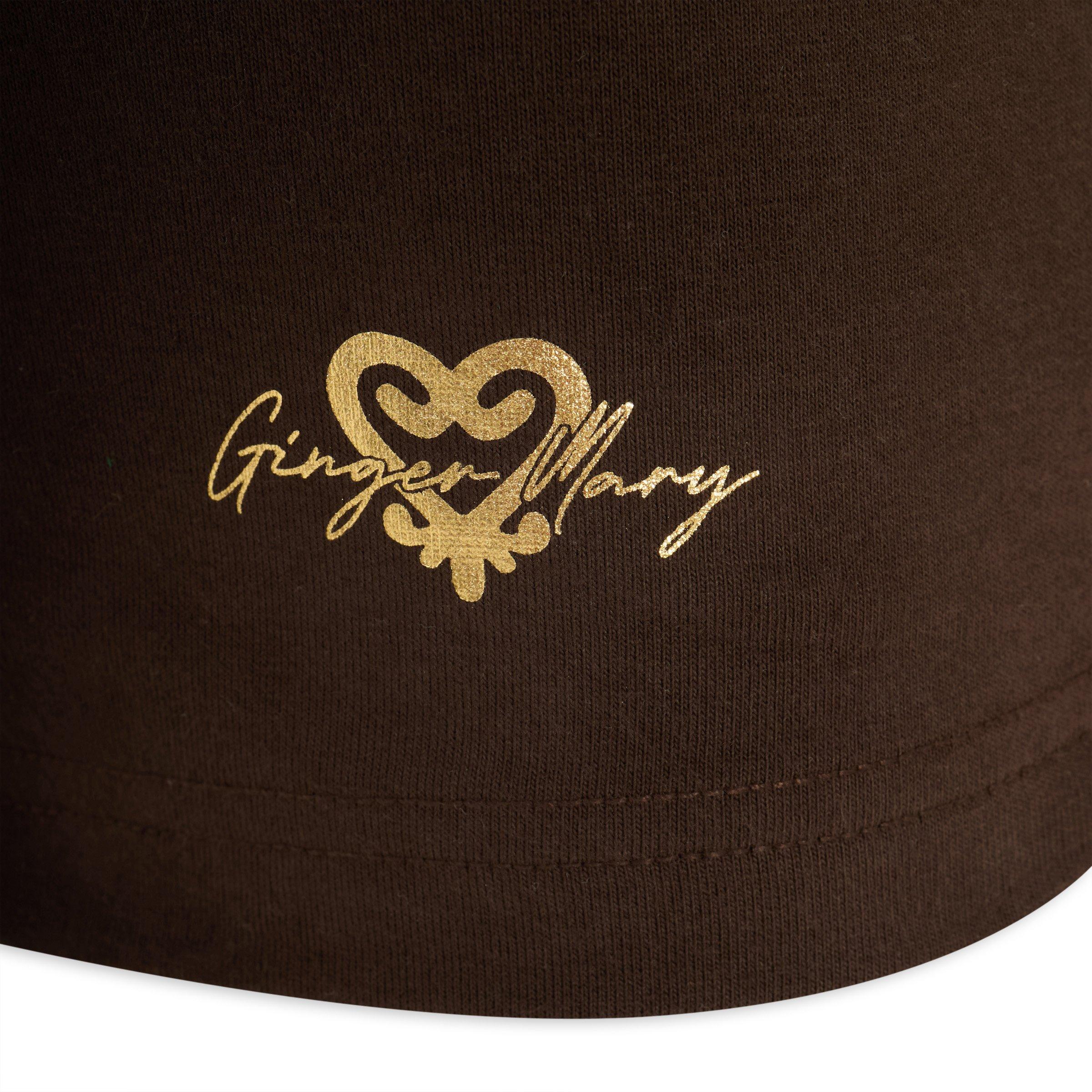 Chocolate Brown Scoop Neck Top (3237950) | Ginger Mary