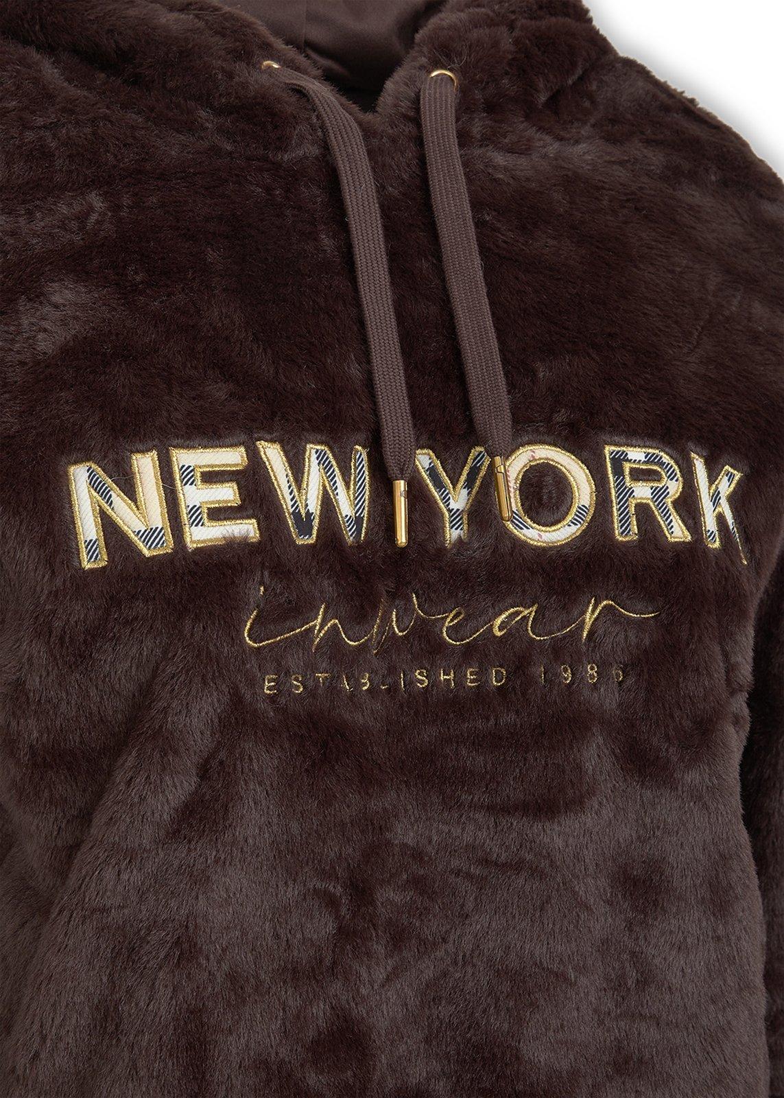 Chocolate Fluffy Sweat Hoodie (3238175) | Inwear