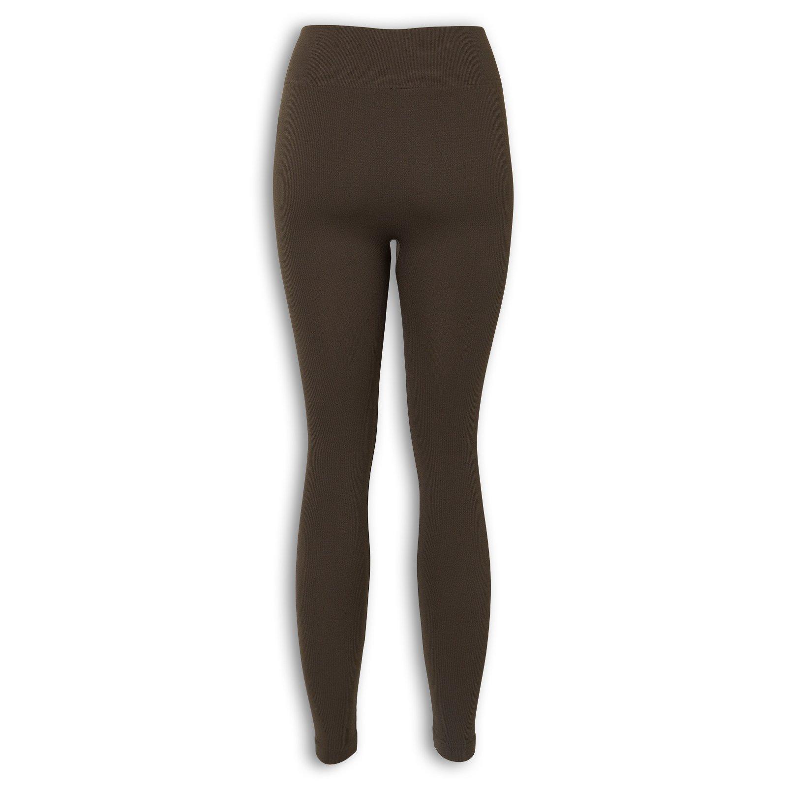 Mocca and Chocolate 2-Pack Ribbed Leggings (3238484) | Identity