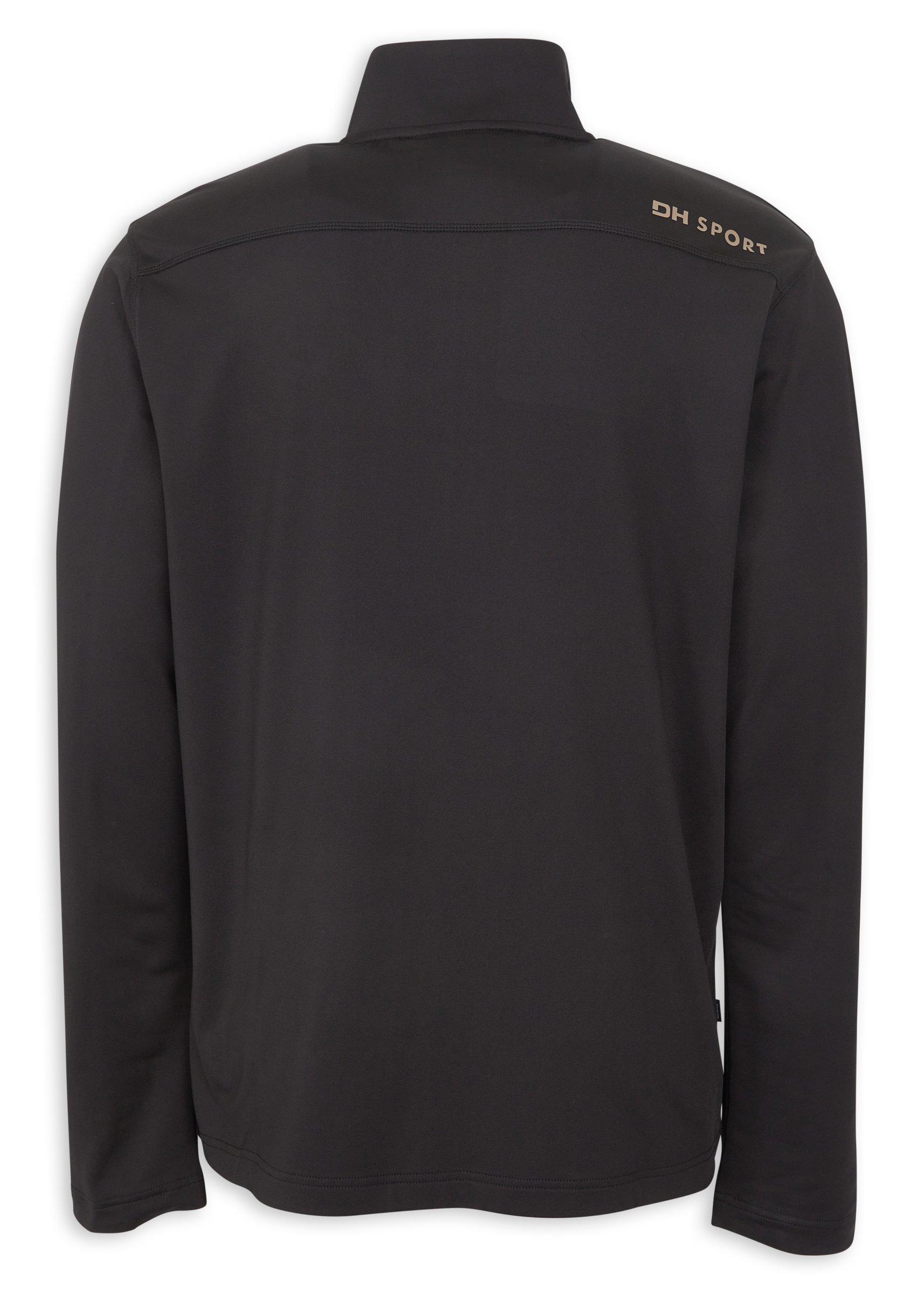 Black Performance Quarter-Zip Sweatshirt (3239021) | Daniel Hechter