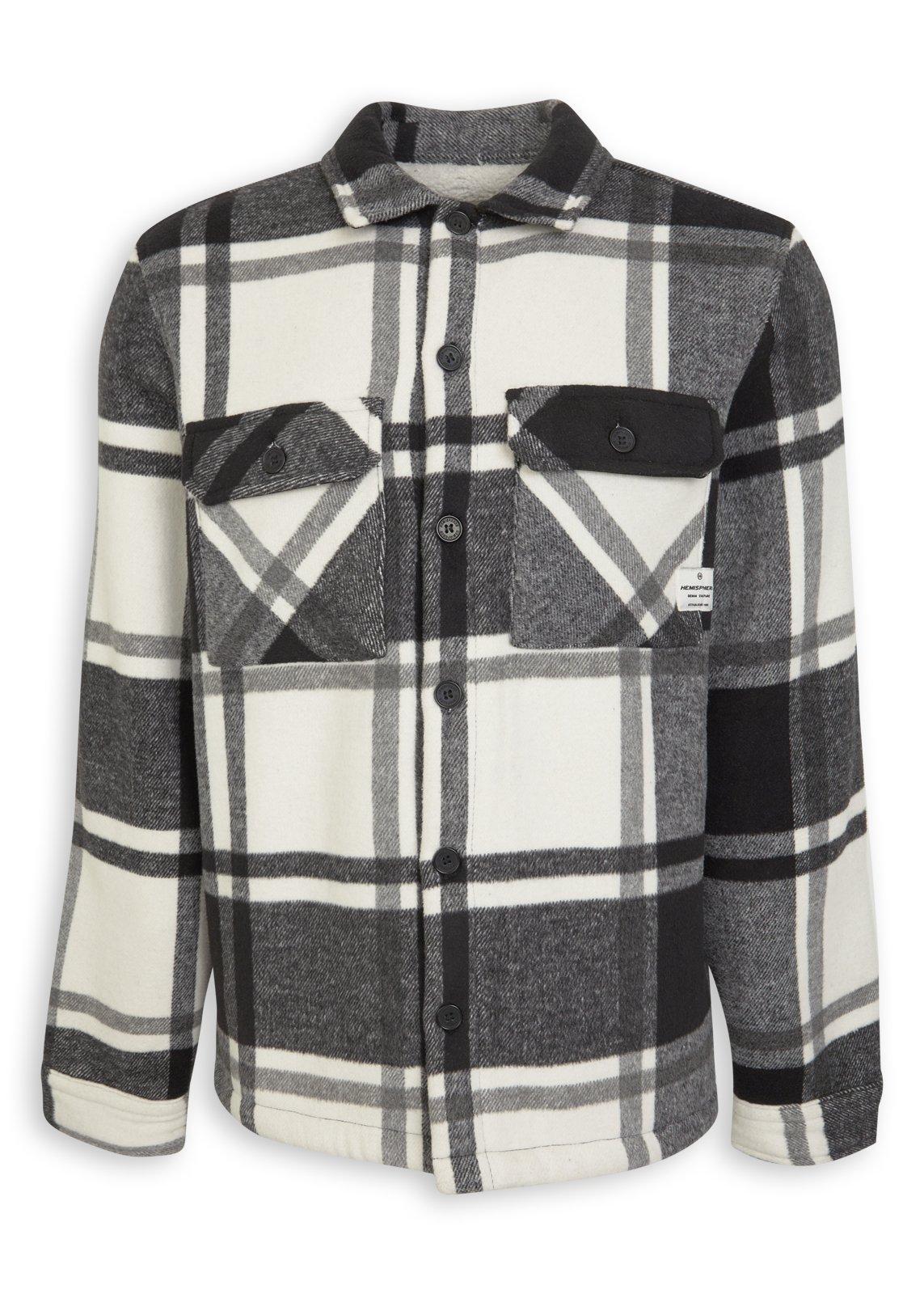 Black Check Overshirt (3239153) | Hemisphere