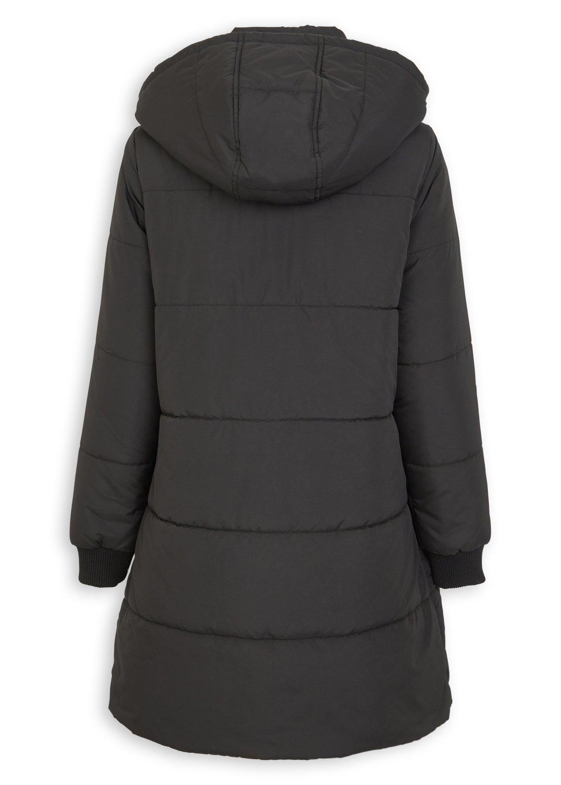 Black Long Puffer Jacket (3239160) | Hey Betty