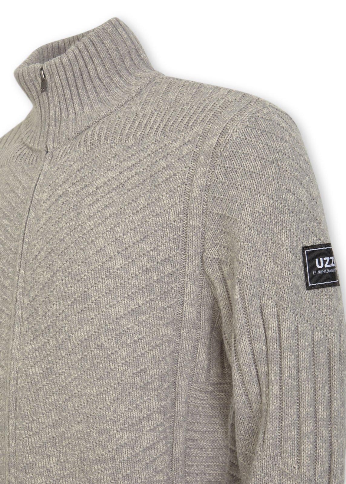 treasure ルームウェア Grey Zip-through Sweater (3239313) | UZZI