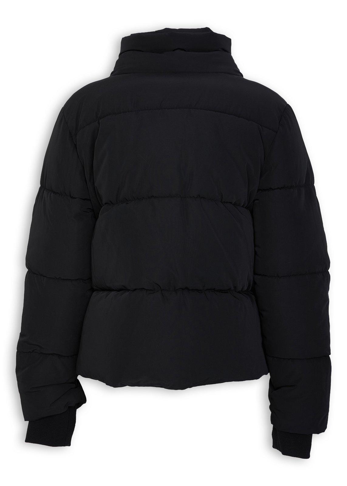 Black High-Neck Puffer Jacket (3239319) | OUTBACK RED